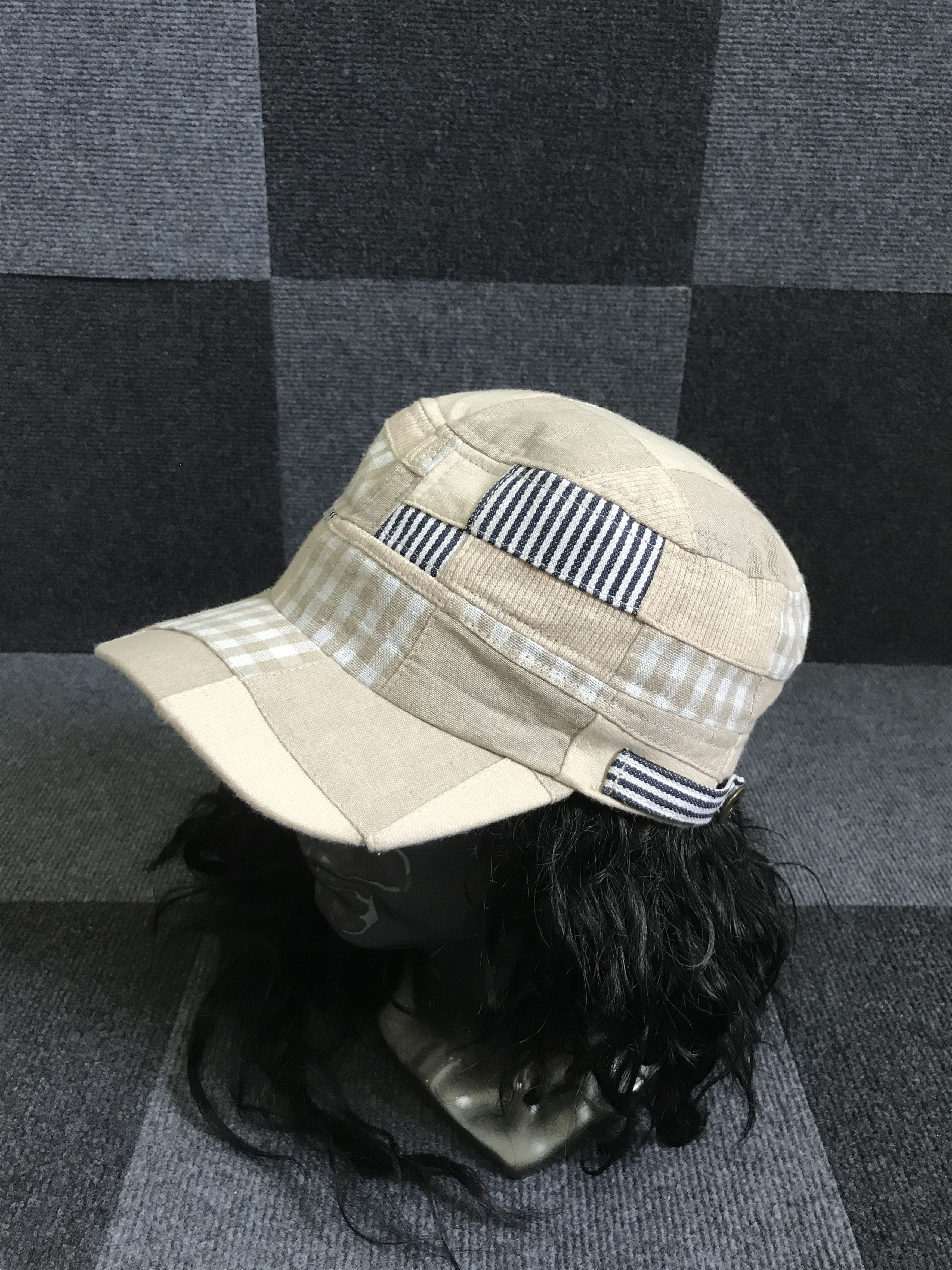 Other BSC84 Unbrand Patchwork Half Mechanic Painter Cap Size ONE SIZE - 2 Thumbnail