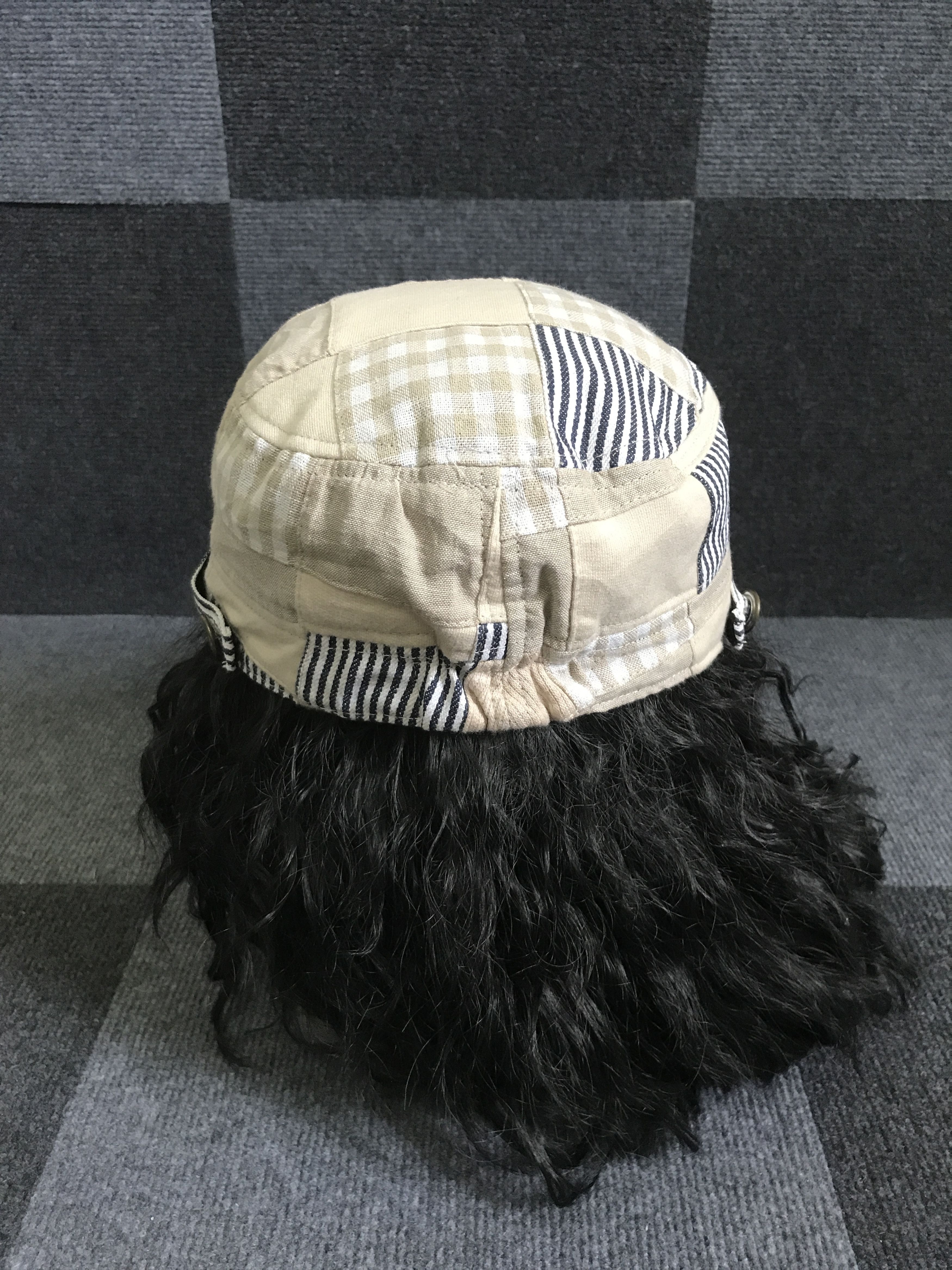 Other BSC84 Unbrand Patchwork Half Mechanic Painter Cap Size ONE SIZE - 4 Thumbnail