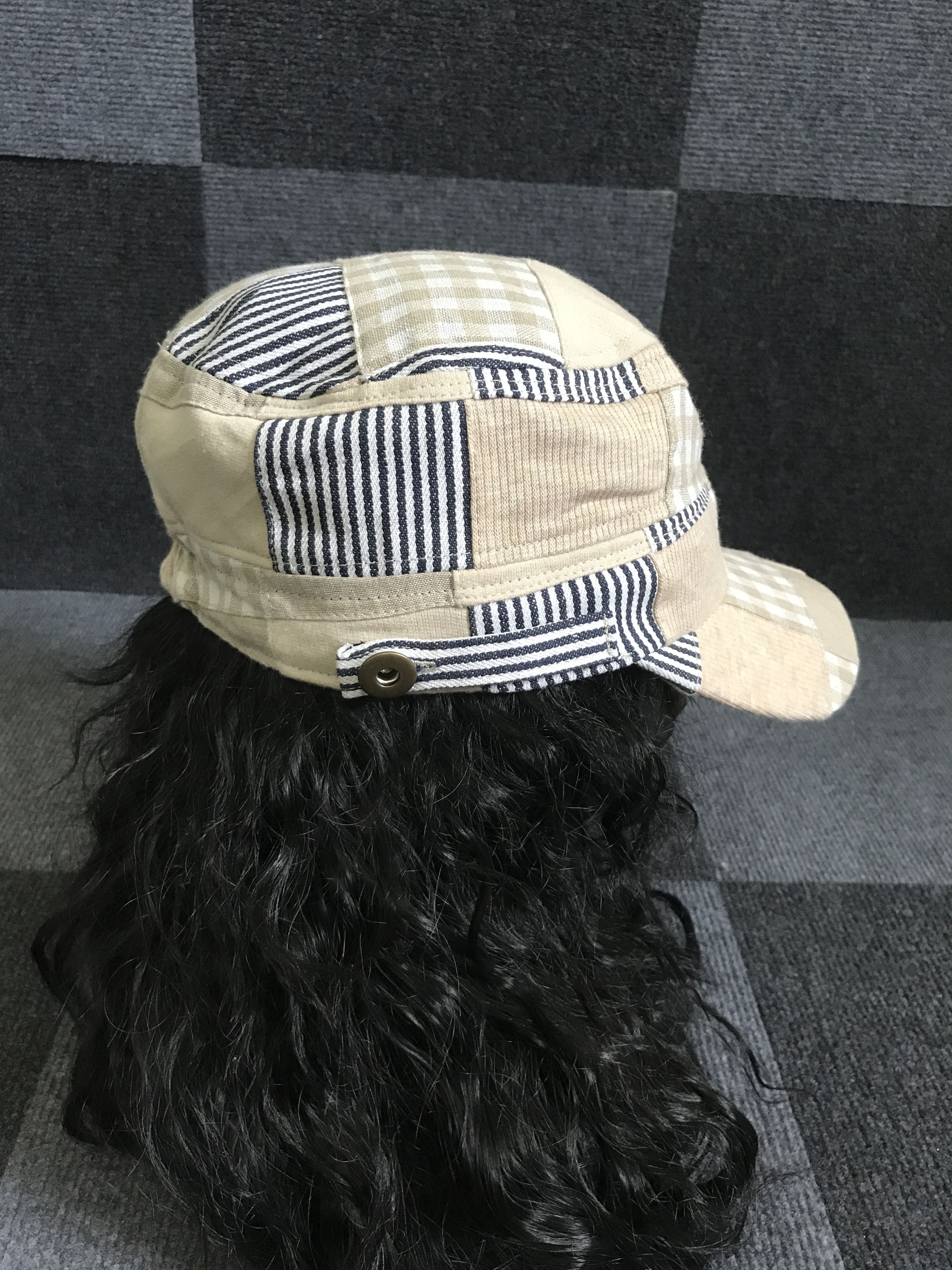 Other BSC84 Unbrand Patchwork Half Mechanic Painter Cap Size ONE SIZE - 6 Thumbnail