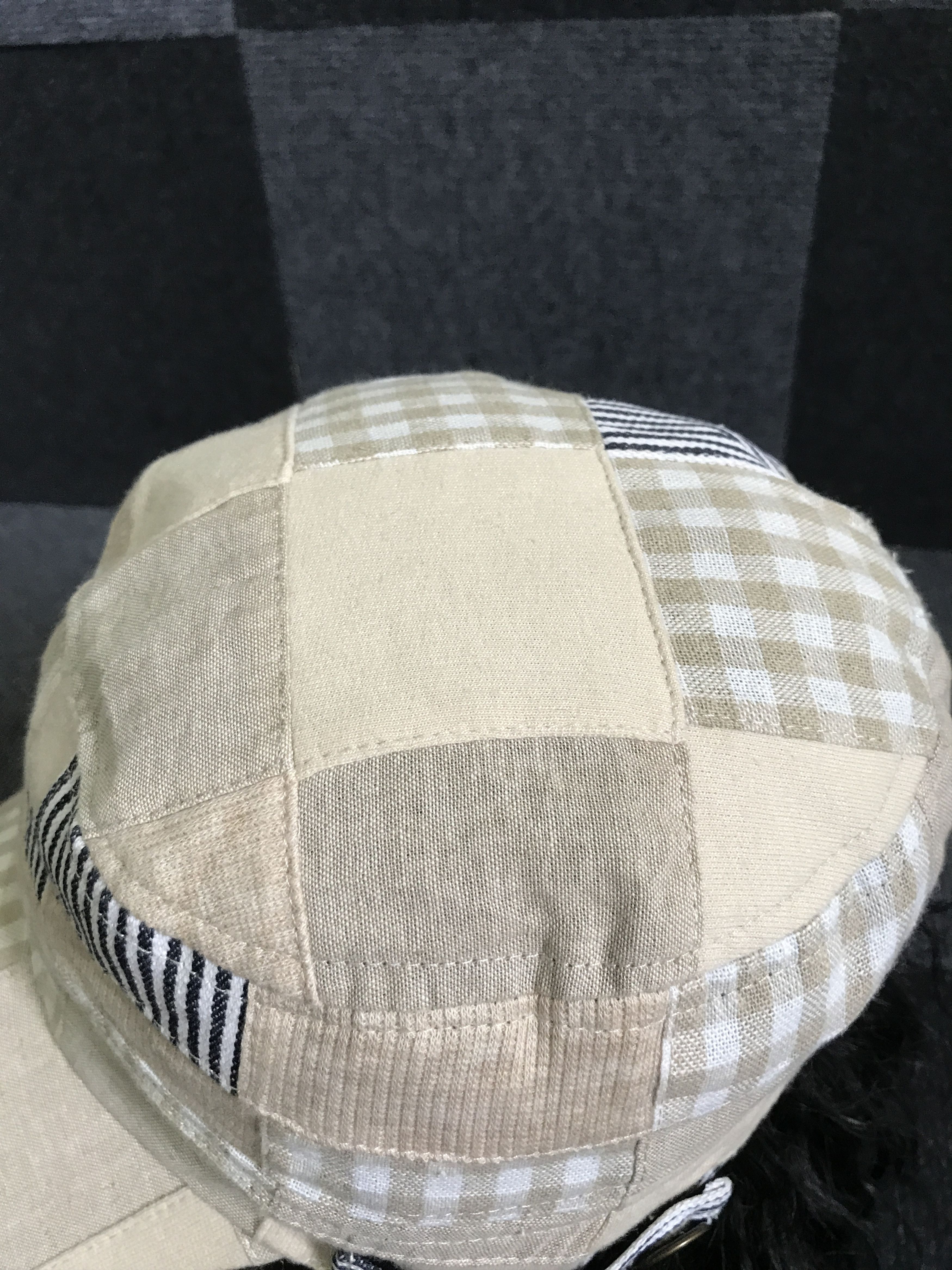 Other BSC84 Unbrand Patchwork Half Mechanic Painter Cap Size ONE SIZE - 9 Thumbnail