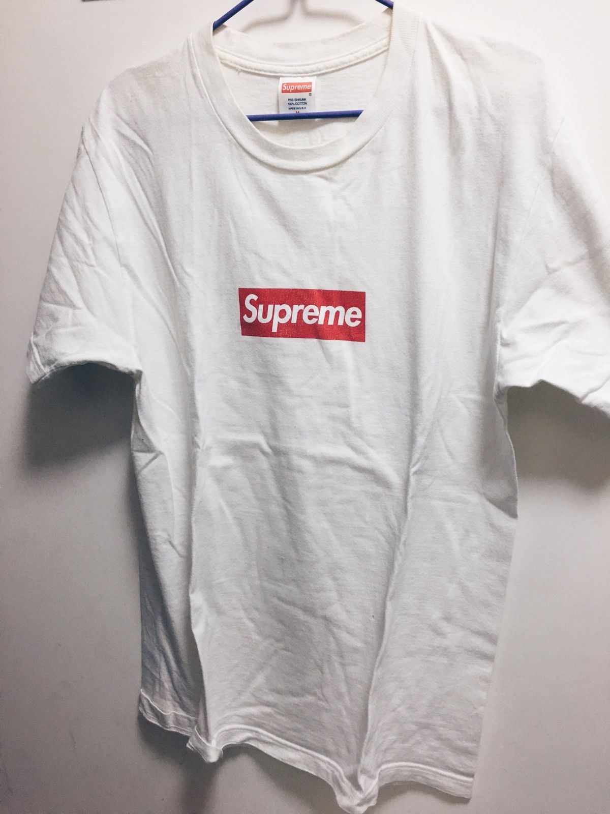 20th Anniversary Box Logo Tee Size M