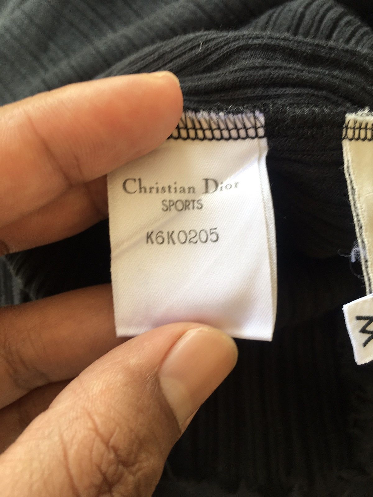 Dior × Vintage vintage christian dior sport black blouse Size M / US 6-8 / IT 42-44 - 7 Thumbnail
