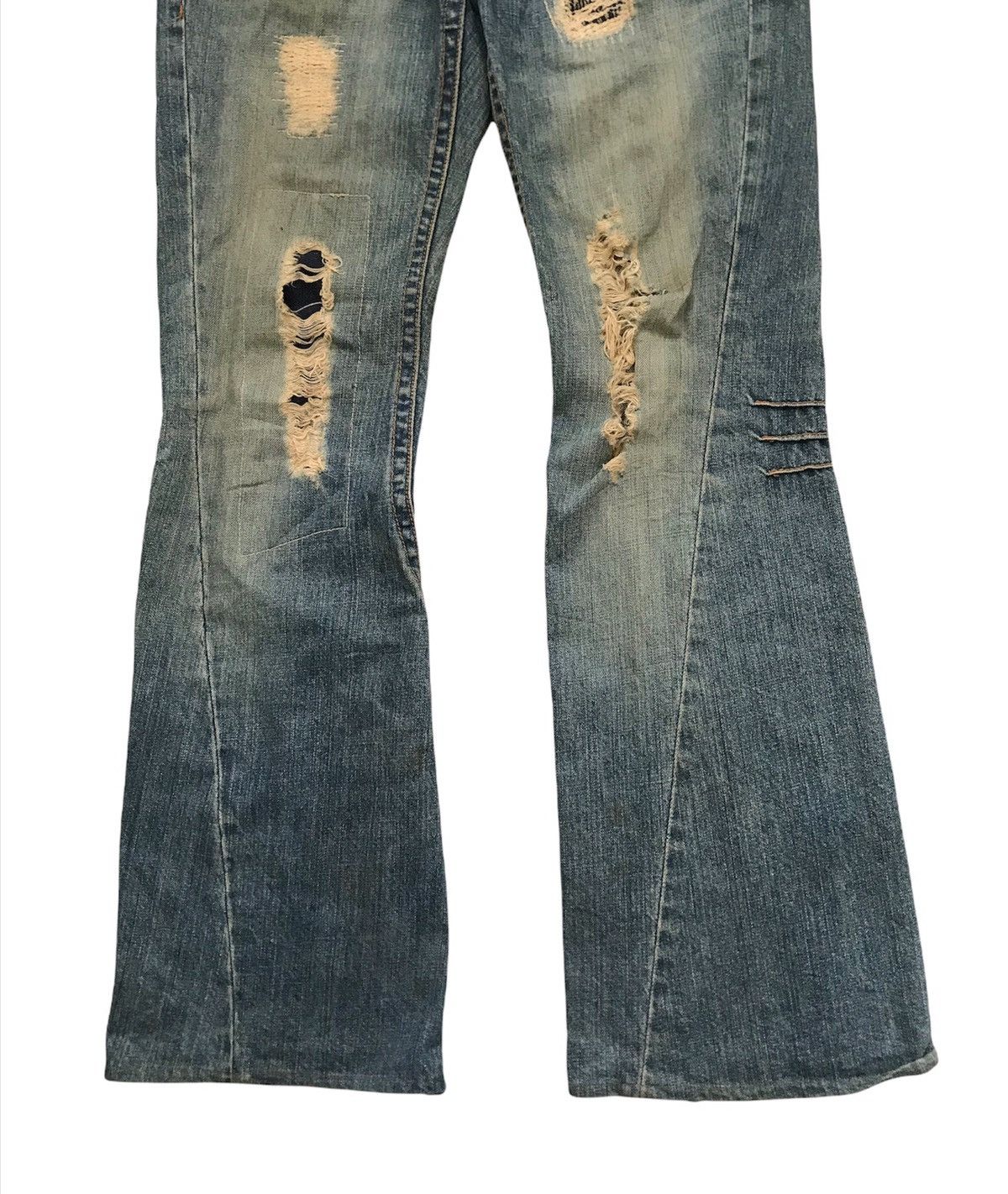 JACKROSE JACK ROSE FLARE DISTRESSED JEANS Size US 30 / EU 46 - 3 Thumbnail