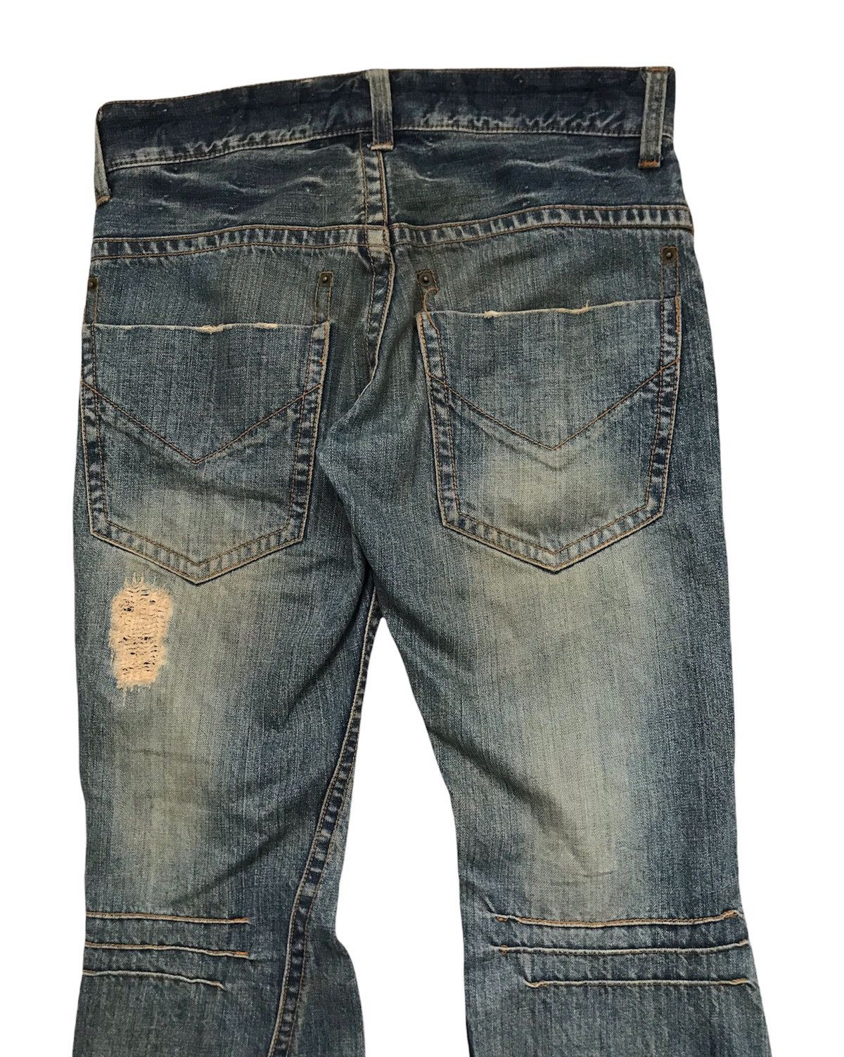 JACKROSE JACK ROSE FLARE DISTRESSED JEANS Size US 30 / EU 46 - 5 Thumbnail