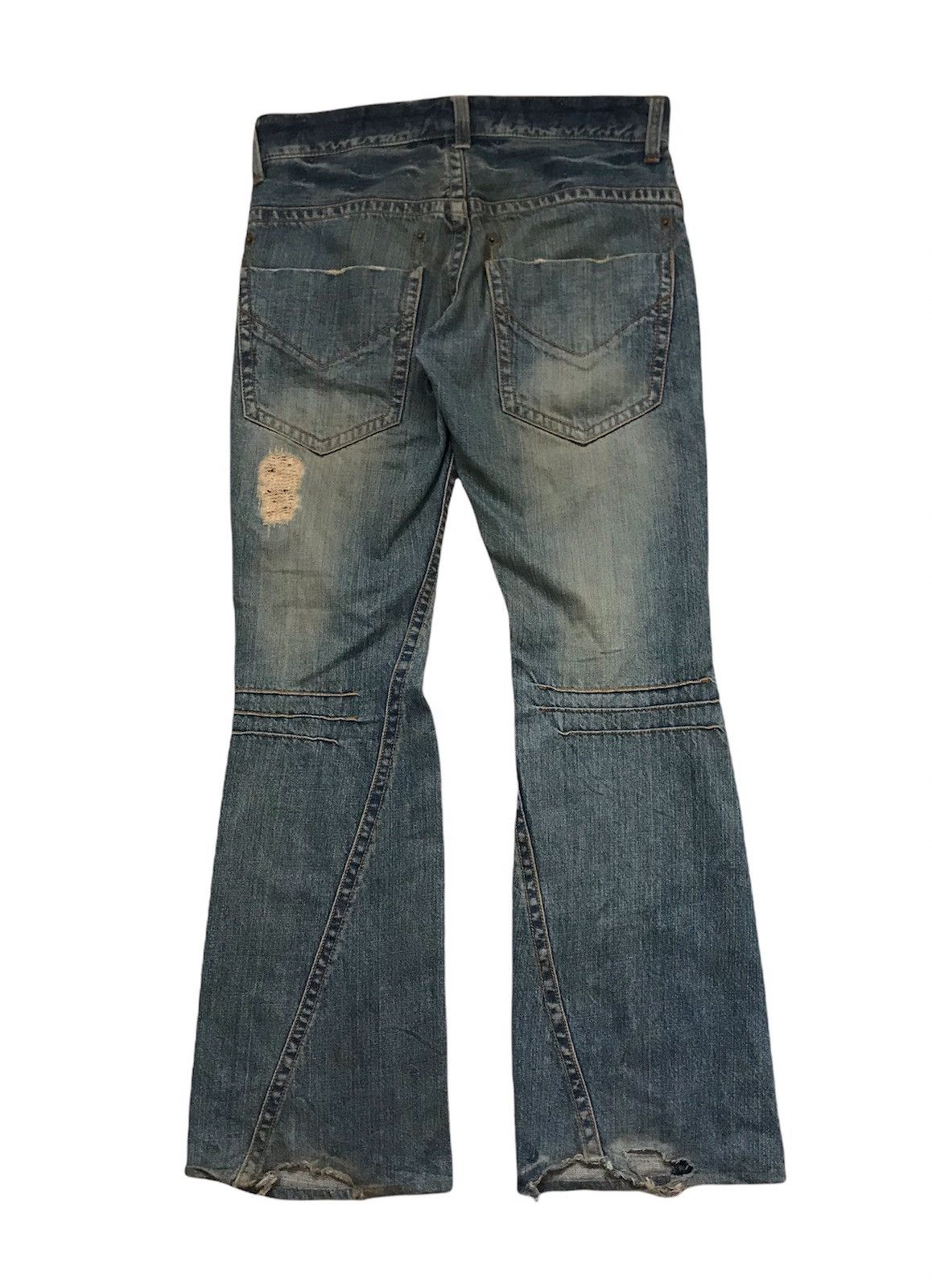 JACKROSE JACK ROSE FLARE DISTRESSED JEANS Size US 30 / EU 46 - 4 Thumbnail
