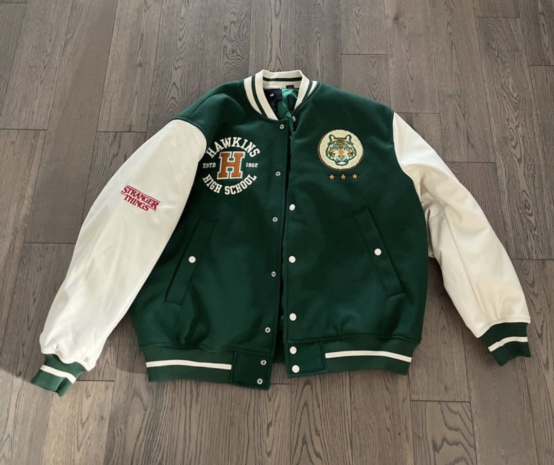 New with tags Hawkins tigers stranger things varsity jacket