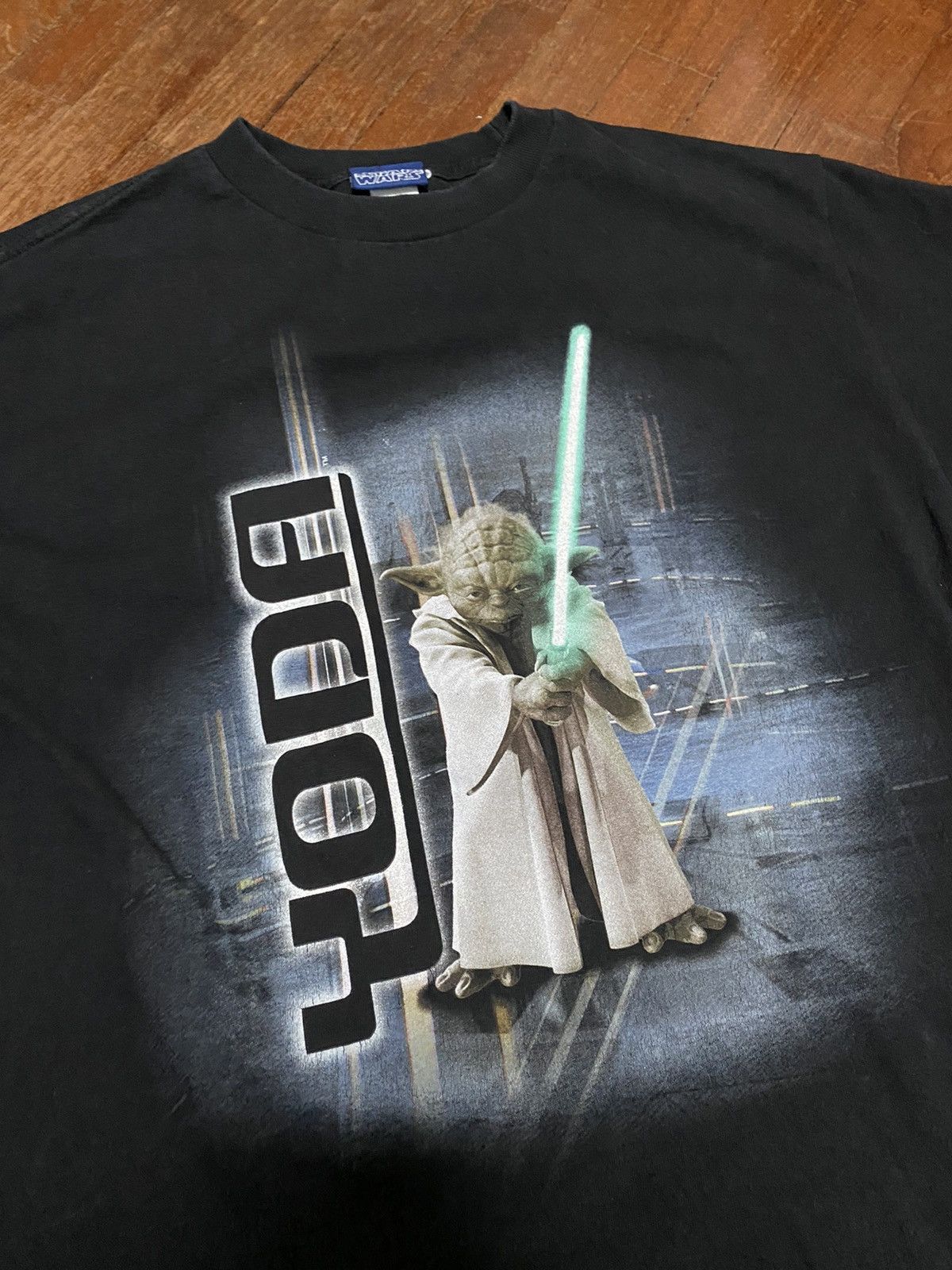 Vintage 1997 Star Wars Glitter Graphic popular T-shirt Size XL