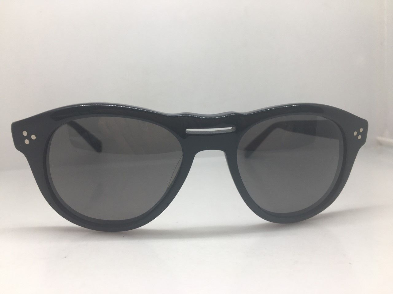Vintage MOD CLASSIC IVY LEAGUE ARISTOCRAT HANDMADE SUNGLASSES BLACK Size ONE SIZE - 2 Thumbnail