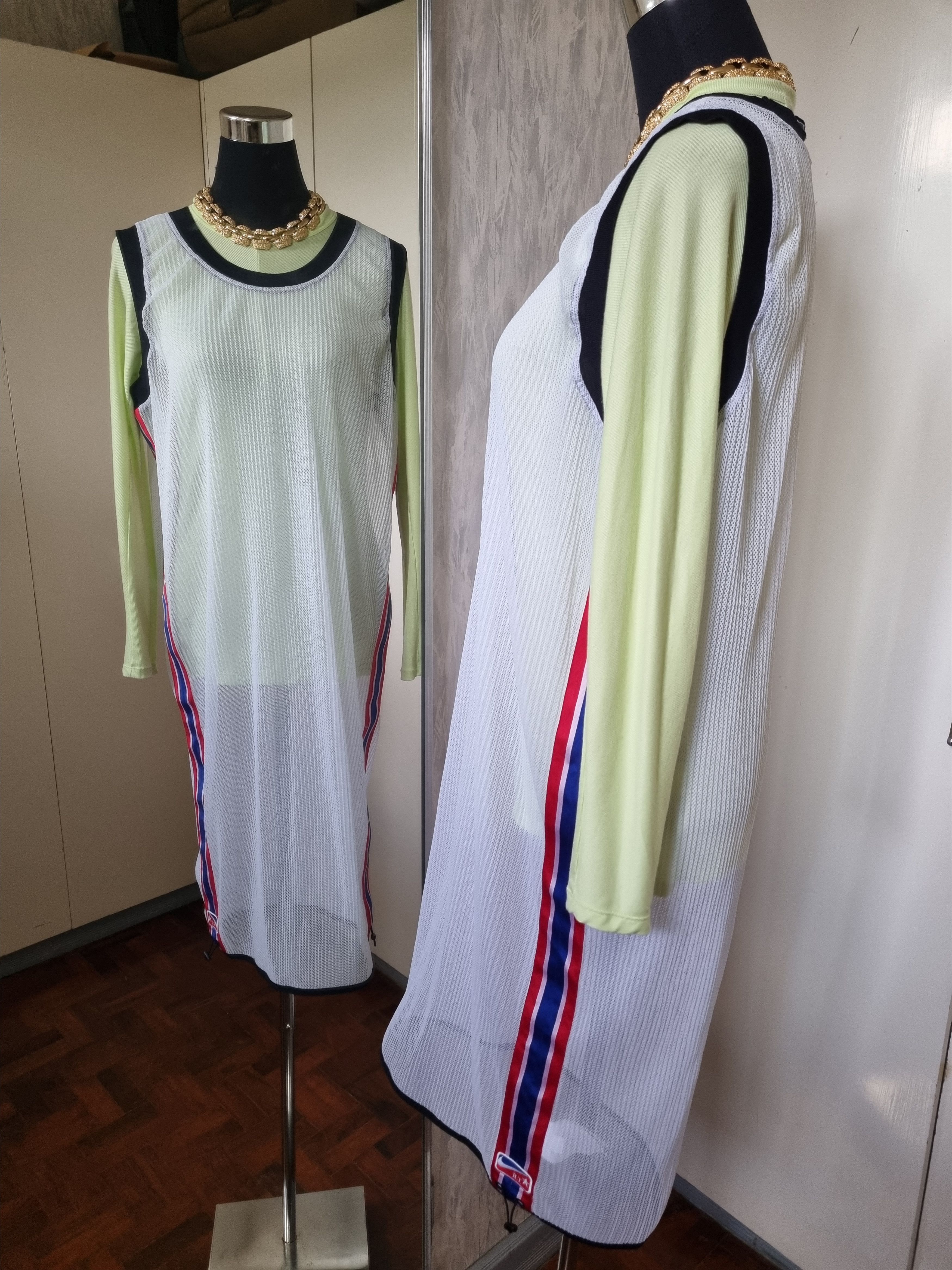Nike × Riccardo Tisci Nike NIKELAB X RICCARDO TISCI X RT MESH TANK JERSEY DRESS Size S / US 4 / IT 40 - 5 Thumbnail