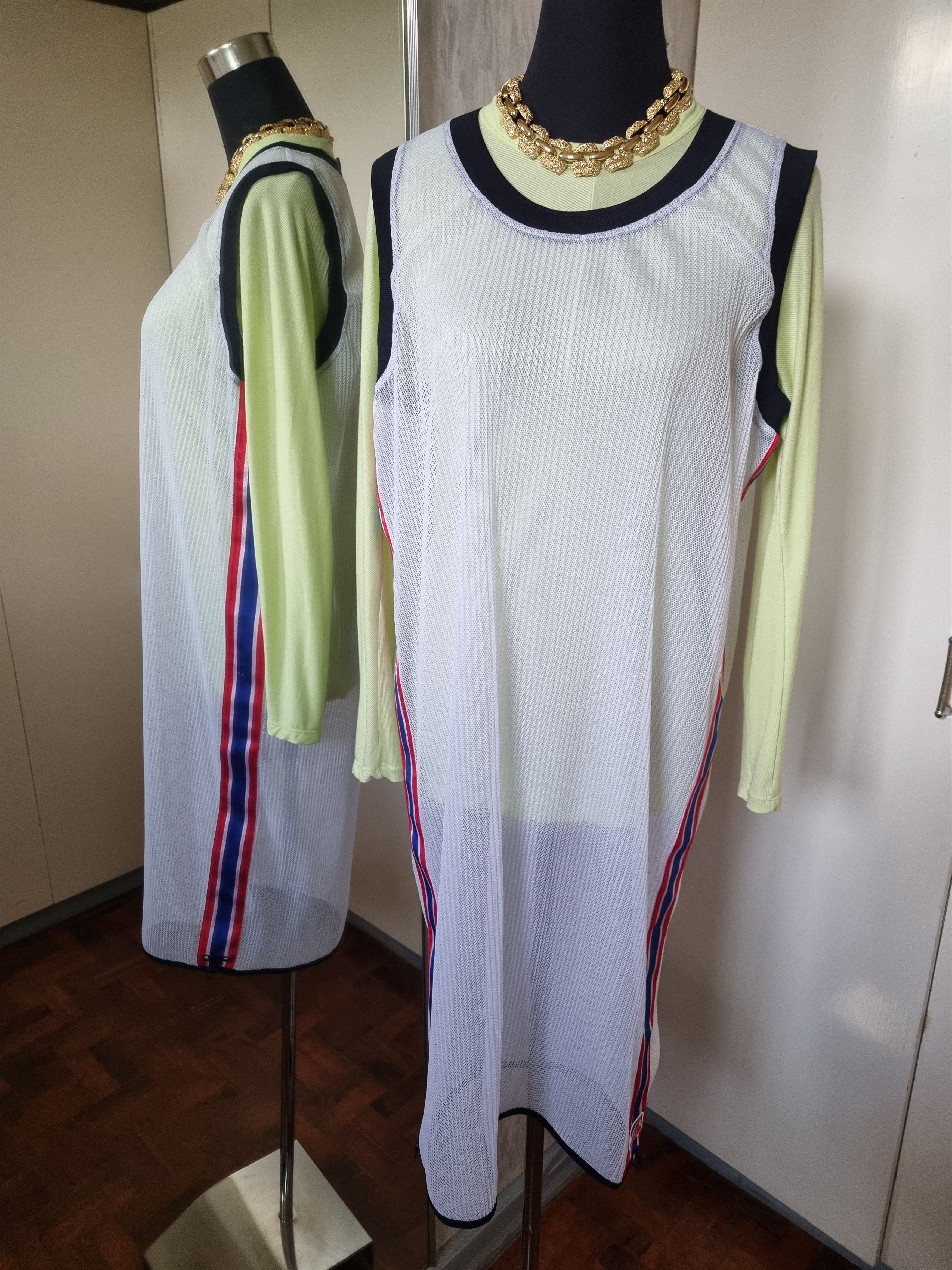 Nike × Riccardo Tisci Nike NIKELAB X RICCARDO TISCI X RT MESH TANK JERSEY DRESS Size S / US 4 / IT 40 - 3 Thumbnail
