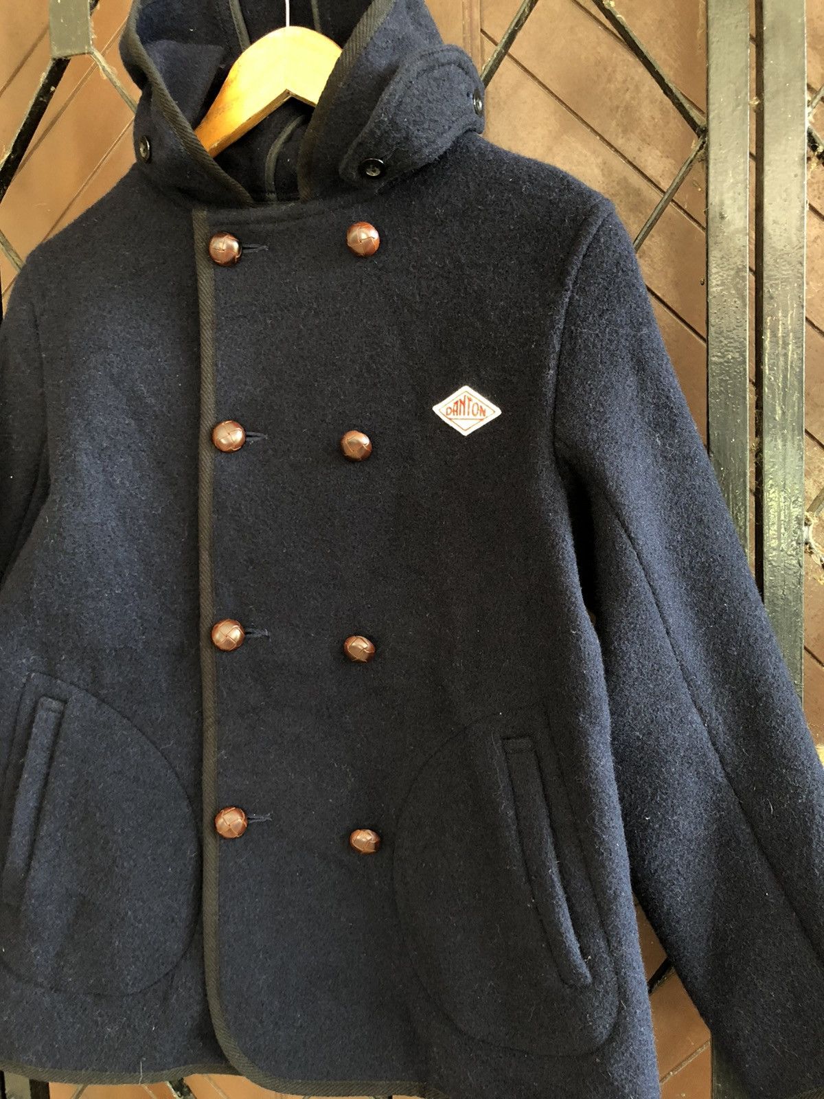 Danton × Japanese Brand × Vintage Vintage Danton Vetements De Travail Wool Jacket Size US S / EU 44-46 / 1 - 2 Thumbnail