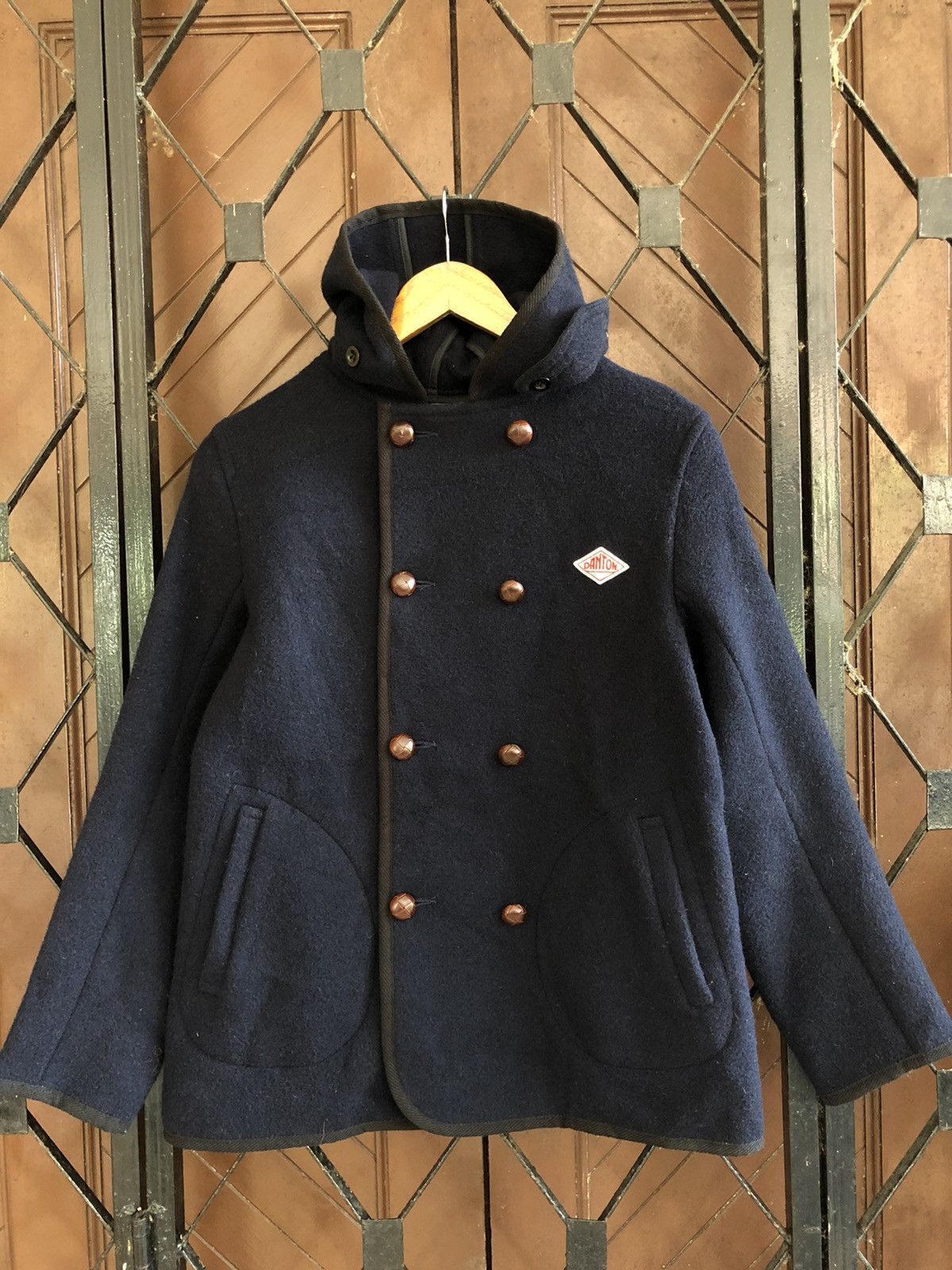 Danton × Japanese Brand × Vintage Vintage Danton Vetements De Travail Wool Jacket Size US S / EU 44-46 / 1 - 1 Thumbnail