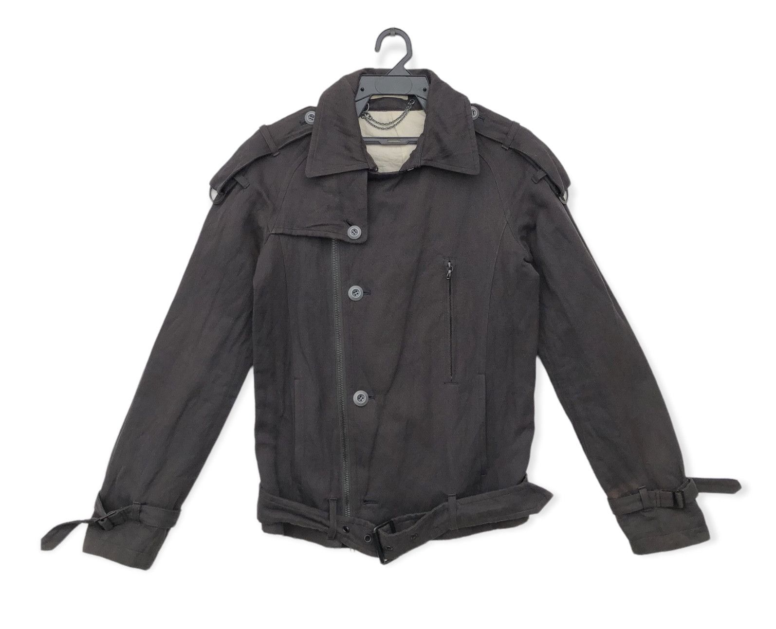 Attachment RARE🔥ATTACHMENT ASYMMETRICAL DOUBLE COLLAR JACKET Size US S / EU 44-46 / 1 - 3 Thumbnail