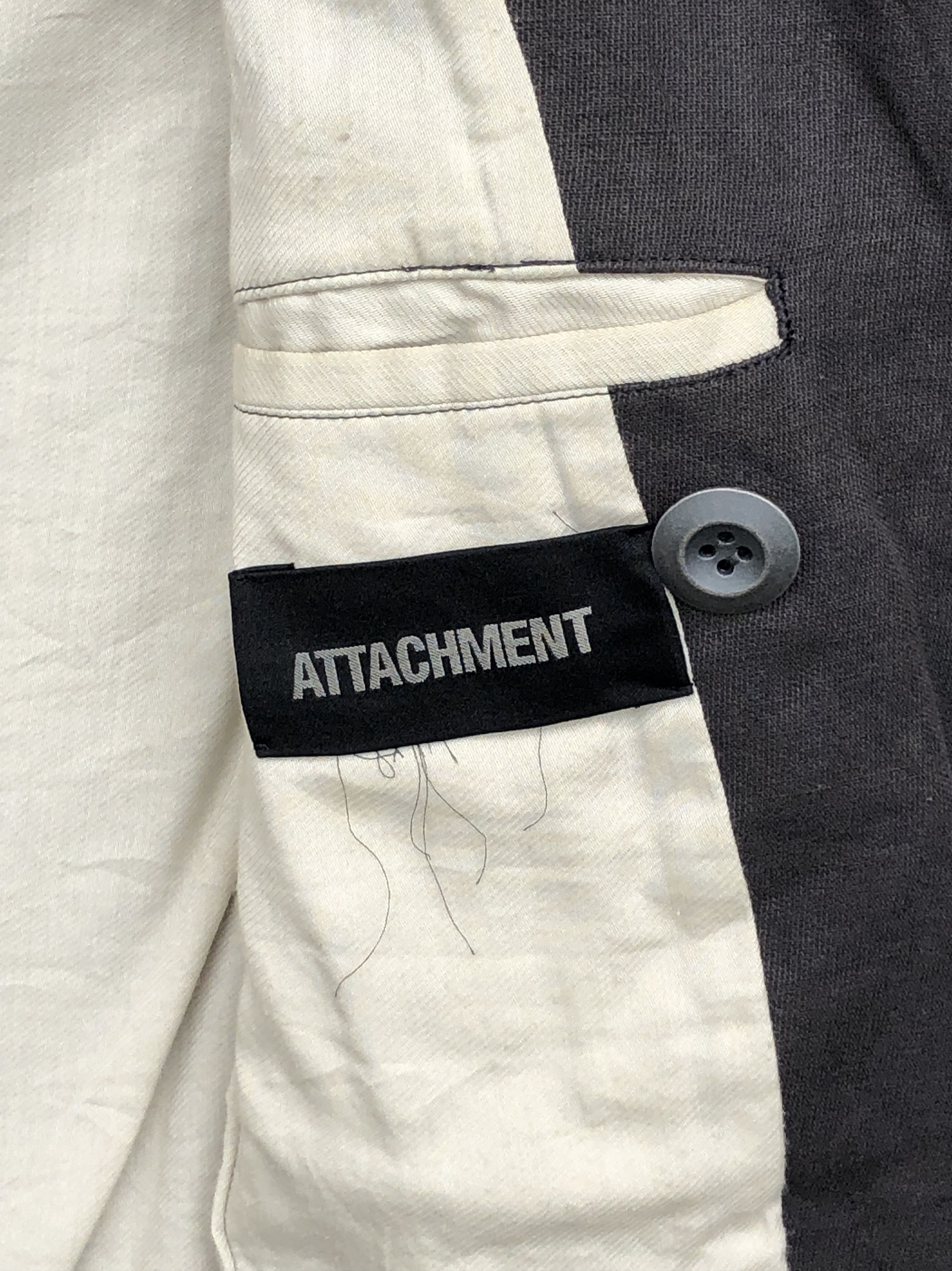 Attachment RARE🔥ATTACHMENT ASYMMETRICAL DOUBLE COLLAR JACKET Size US S / EU 44-46 / 1 - 11 Thumbnail
