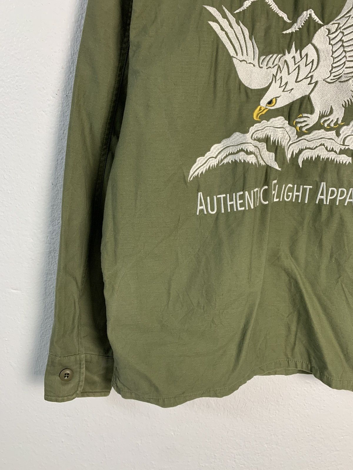 Alpha Industries Alpha Industries Authentic Flight Apparel Embroidery Shirt Size US M / EU 48-50 / 2 - 3 Thumbnail