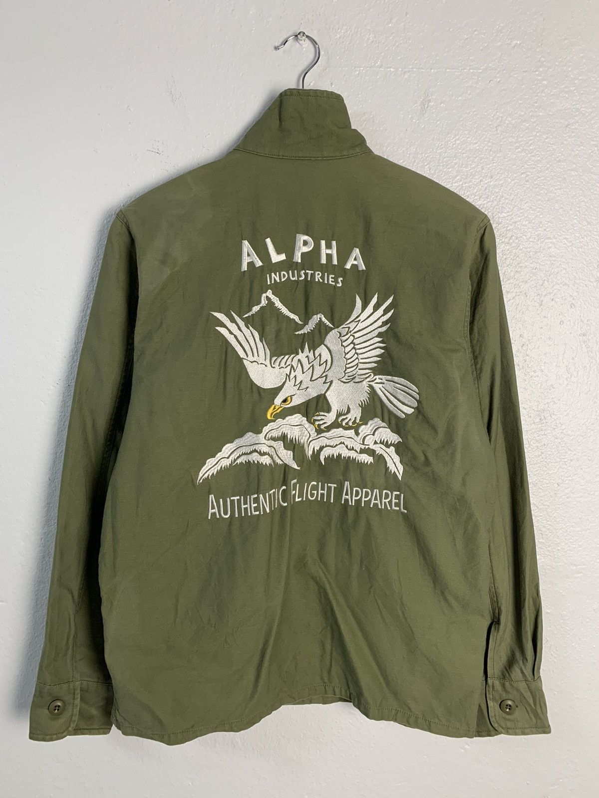 Alpha Industries Alpha Industries Authentic Flight Apparel Embroidery Shirt Size US M / EU 48-50 / 2 - 1 Thumbnail