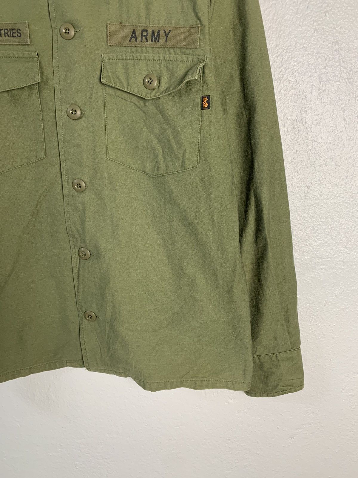 Alpha Industries Alpha Industries Authentic Flight Apparel Embroidery Shirt Size US M / EU 48-50 / 2 - 8 Thumbnail