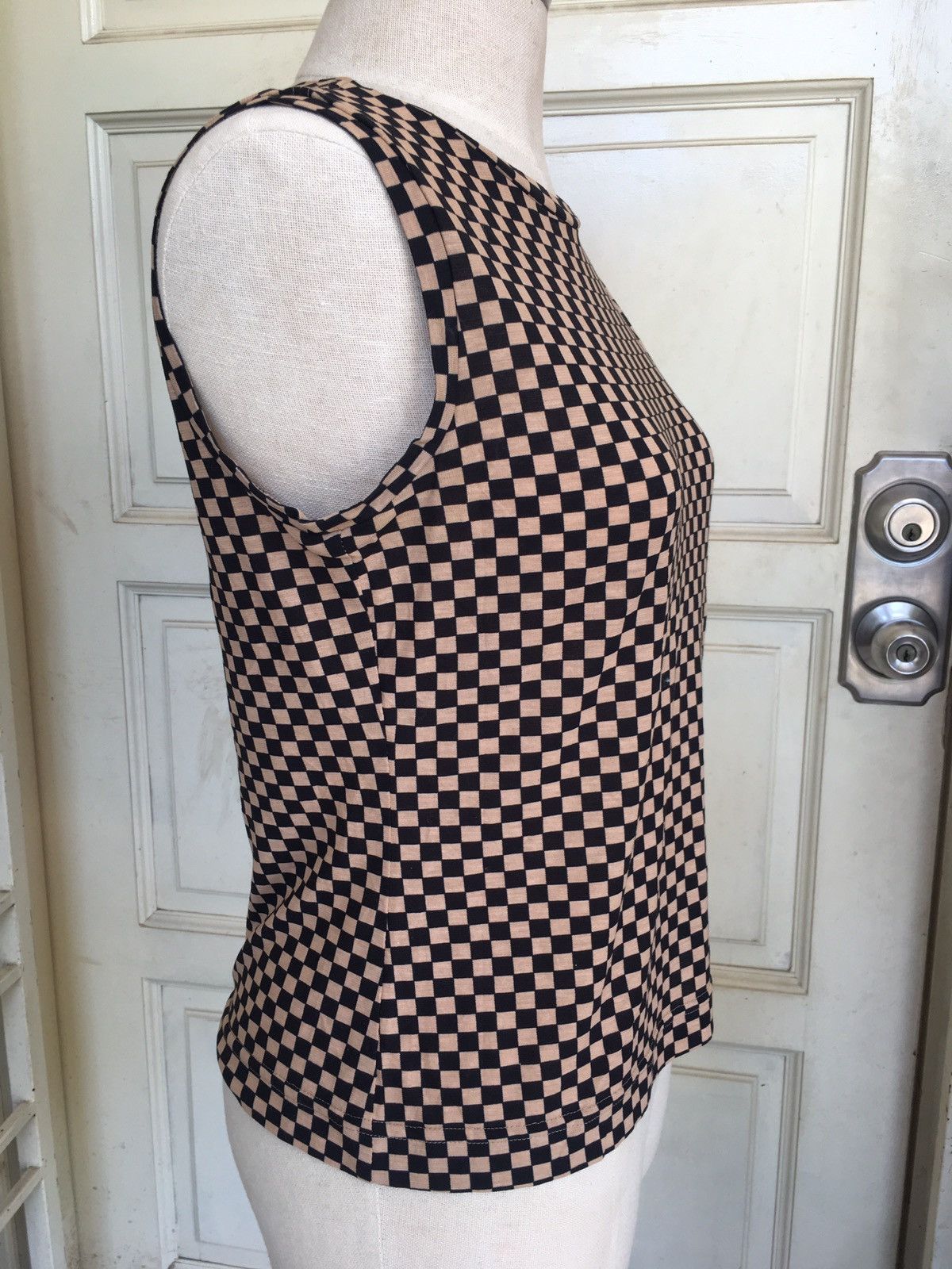 Japanese Brand vintage junko shimana brown checked Size M / US 6-8 / IT 42-44 - 2 Thumbnail