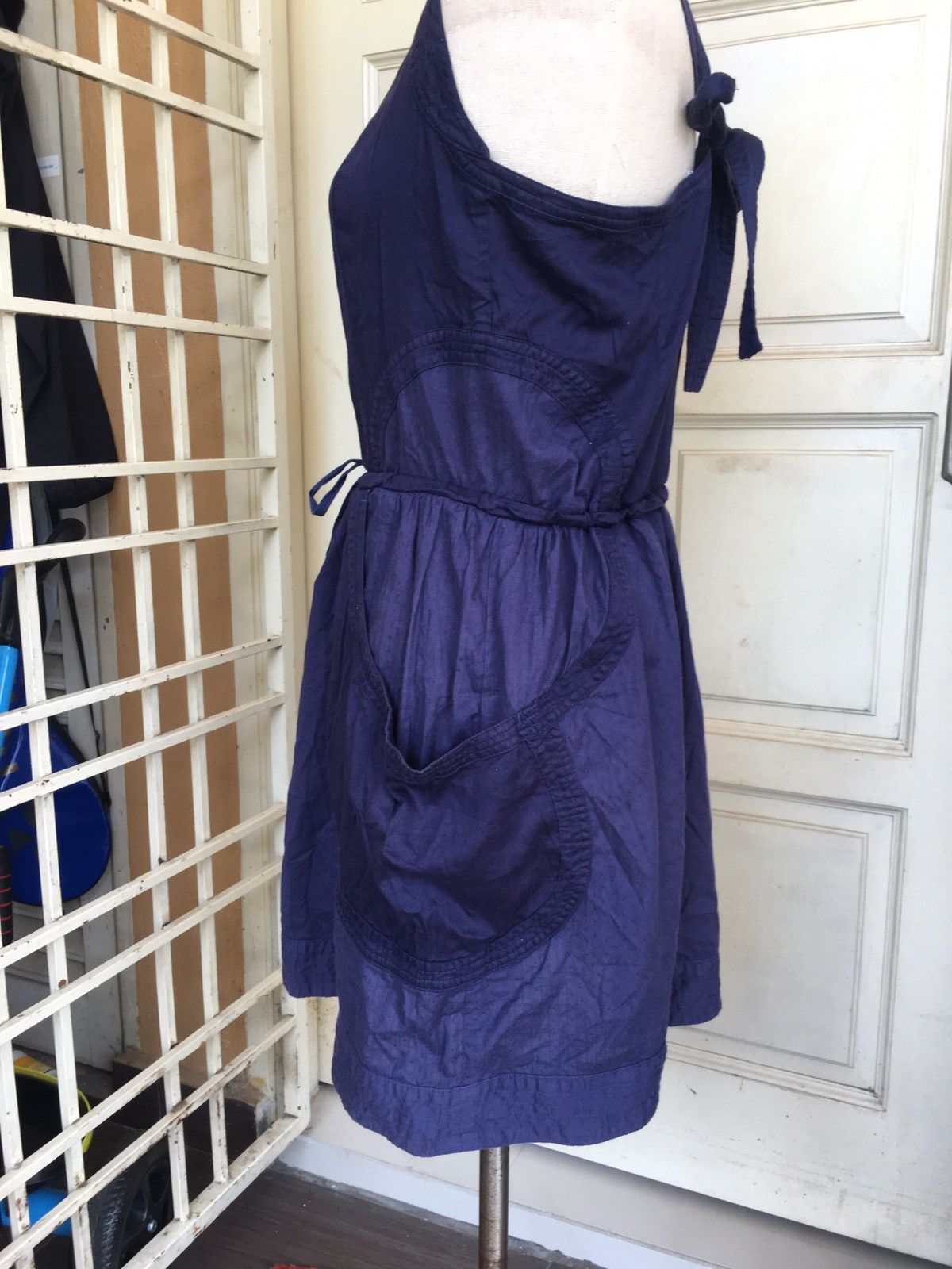 Issey Miyake vintage blue dress Size S / US 4 / IT 40 - 5 Thumbnail