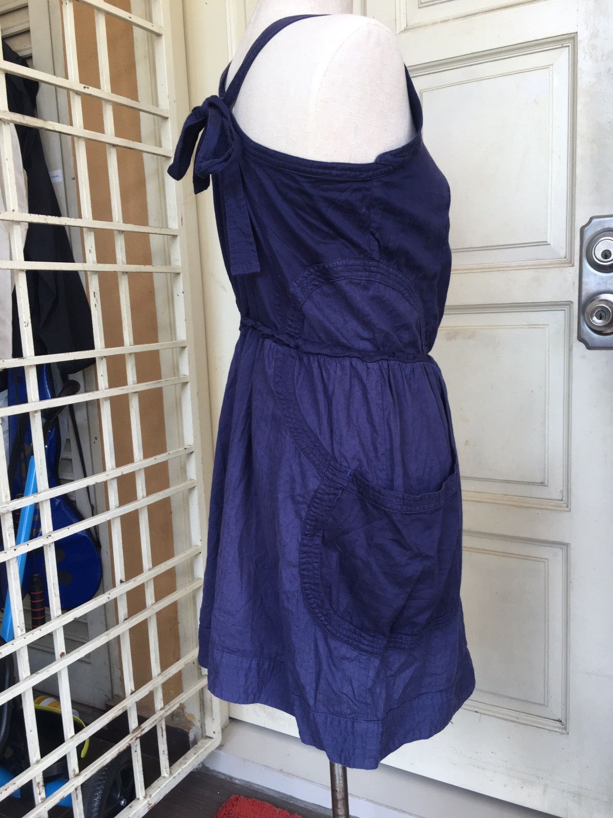 Issey Miyake vintage blue dress Size S / US 4 / IT 40 - 2 Thumbnail