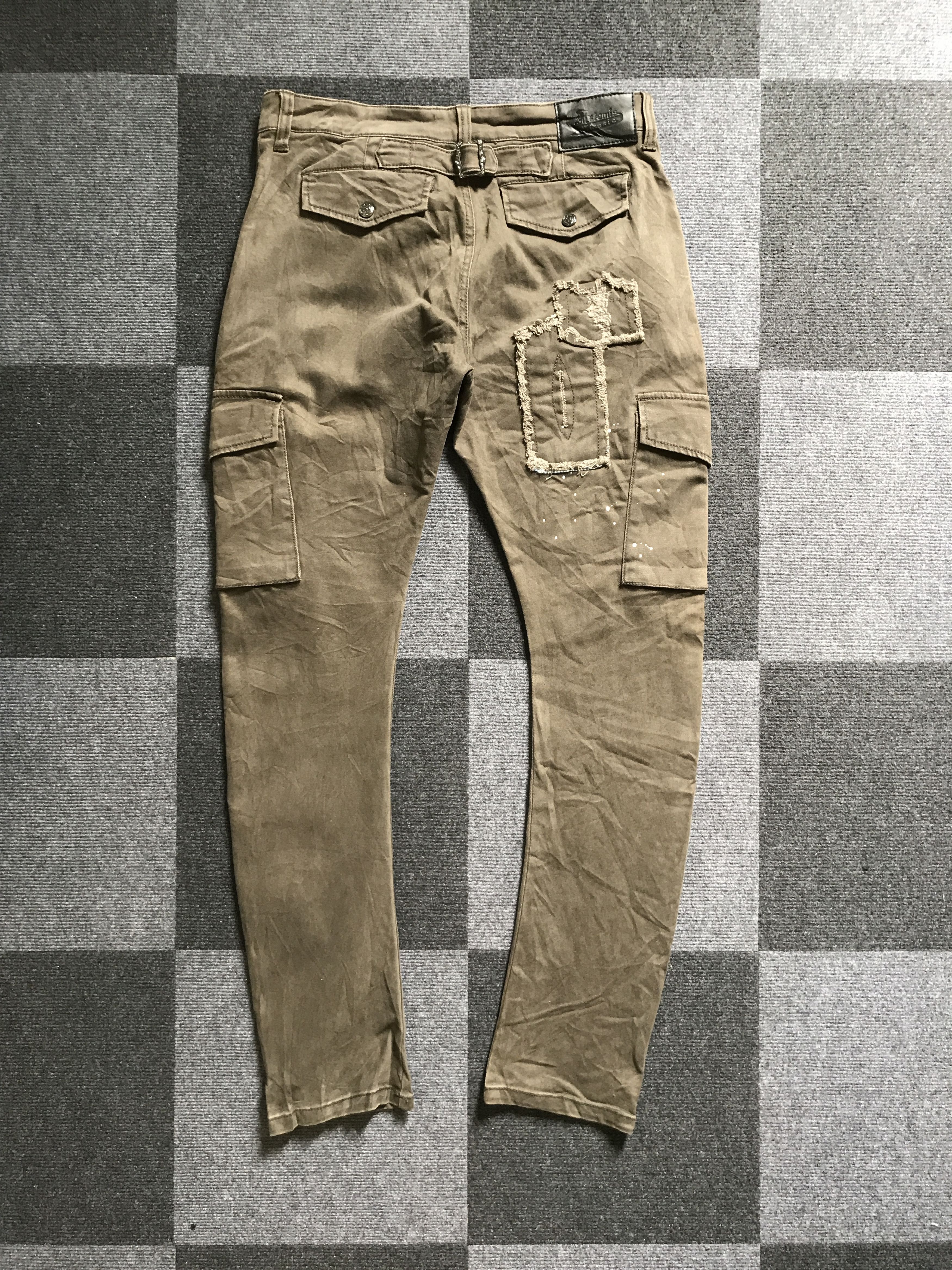 Japanese Brand × Seditionaries CP241 Artemis Painter Patchwork Devil Fit Cargo Pant Size US 31 - 9 Thumbnail