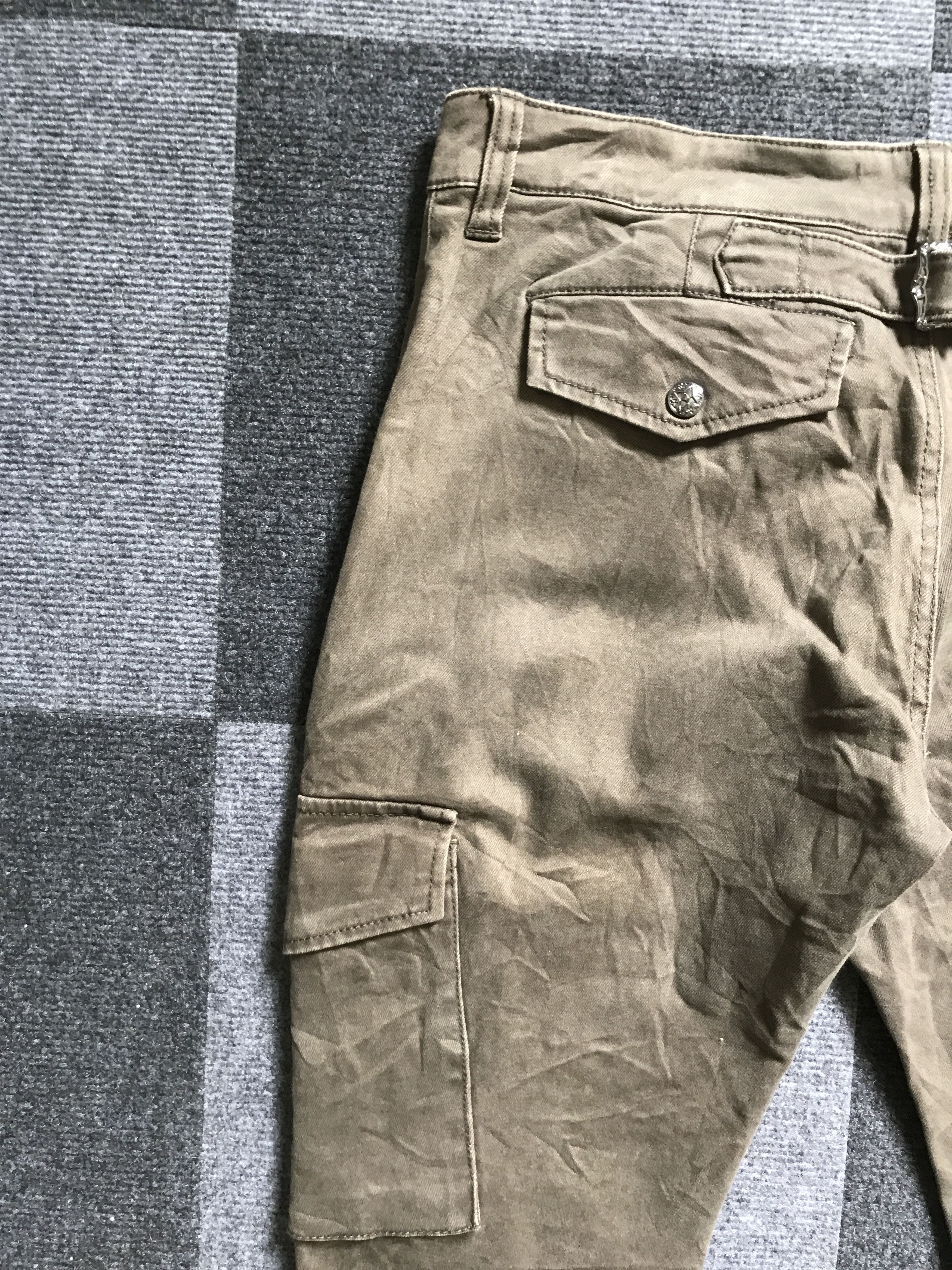 Japanese Brand × Seditionaries CP241 Artemis Painter Patchwork Devil Fit Cargo Pant Size US 31 - 14 Thumbnail