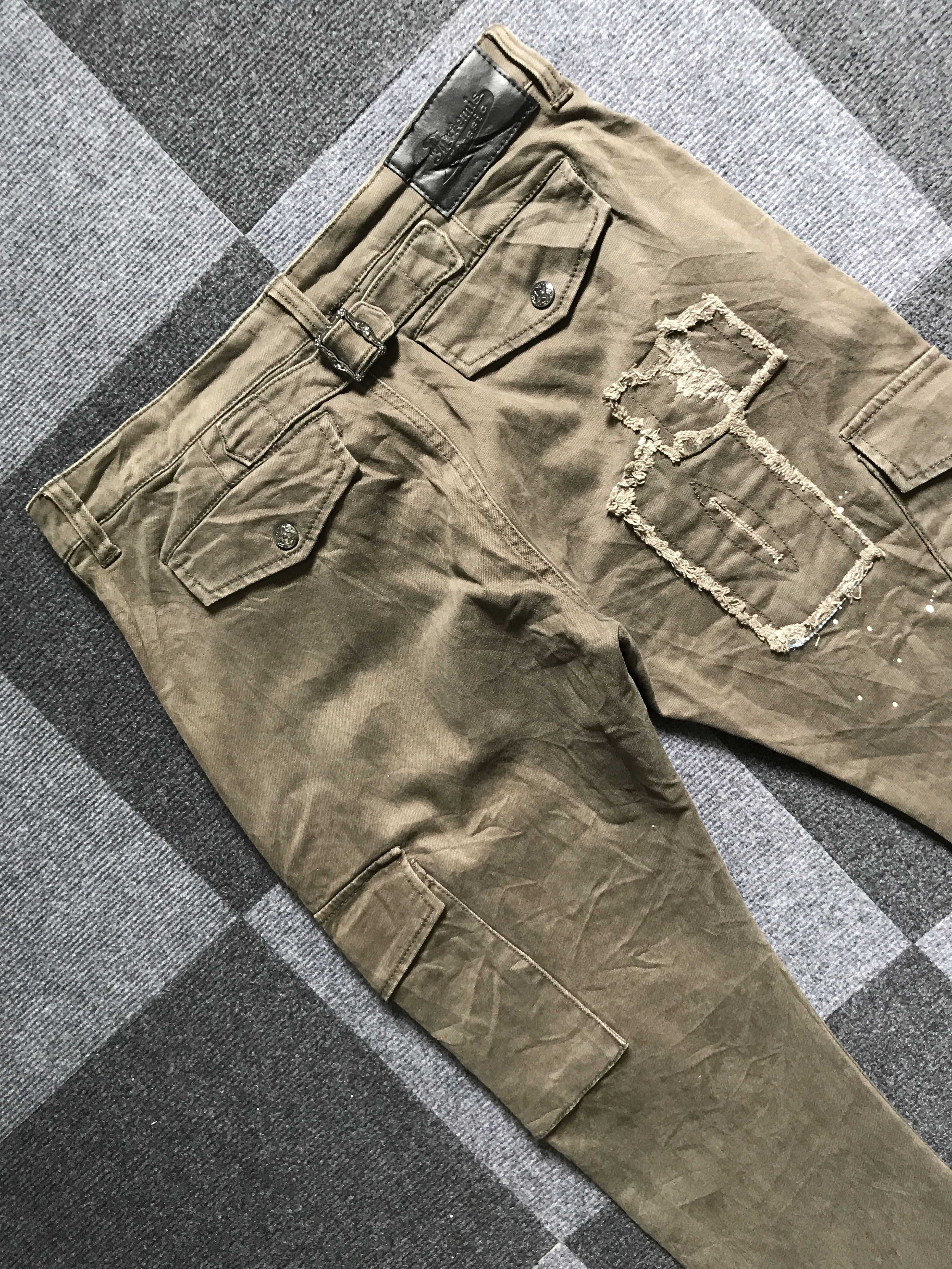 Japanese Brand × Seditionaries CP241 Artemis Painter Patchwork Devil Fit Cargo Pant Size US 31 - 10 Thumbnail
