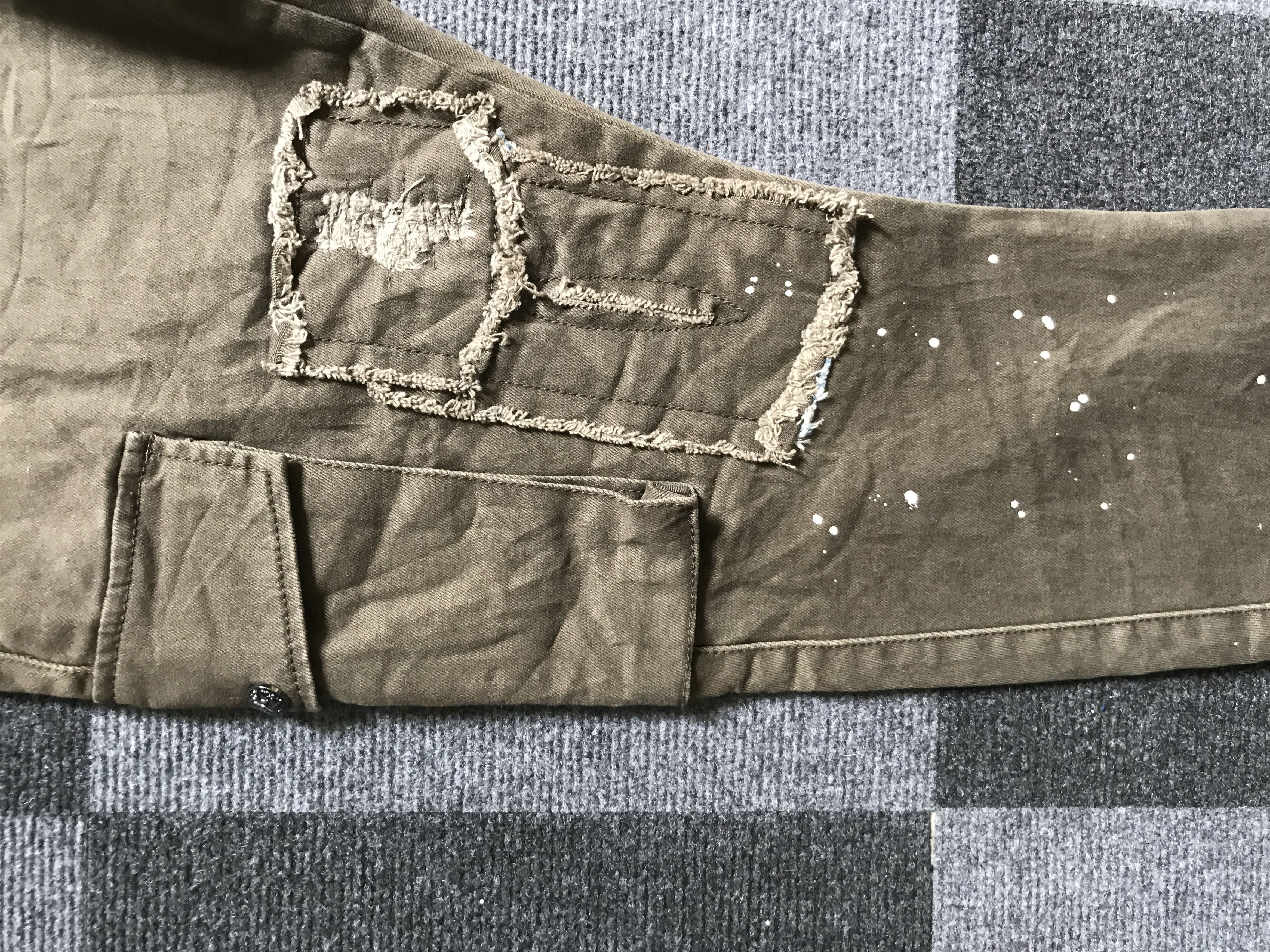 Japanese Brand × Seditionaries CP241 Artemis Painter Patchwork Devil Fit Cargo Pant Size US 31 - 5 Thumbnail