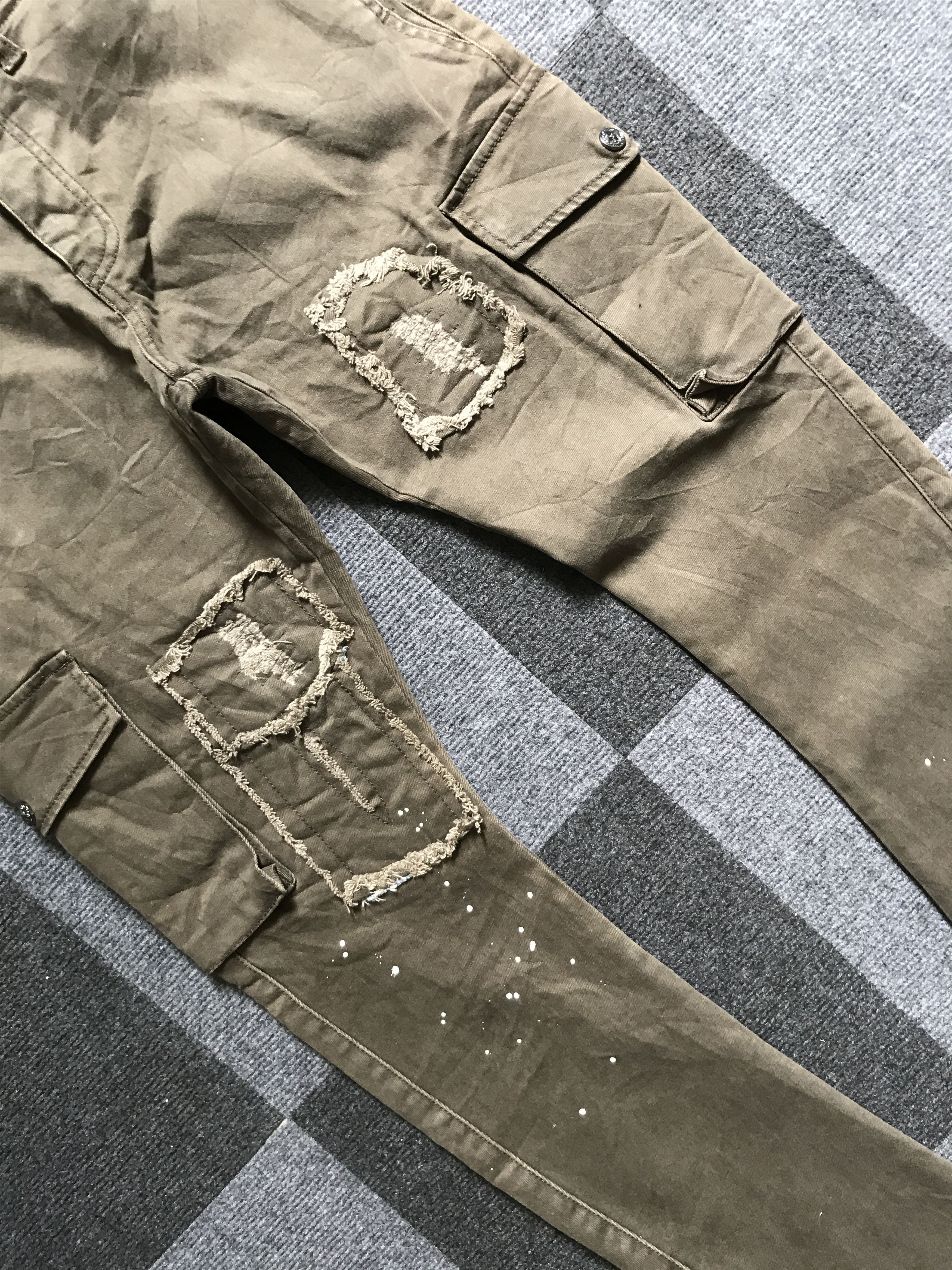 Japanese Brand × Seditionaries CP241 Artemis Painter Patchwork Devil Fit Cargo Pant Size US 31 - 3 Thumbnail
