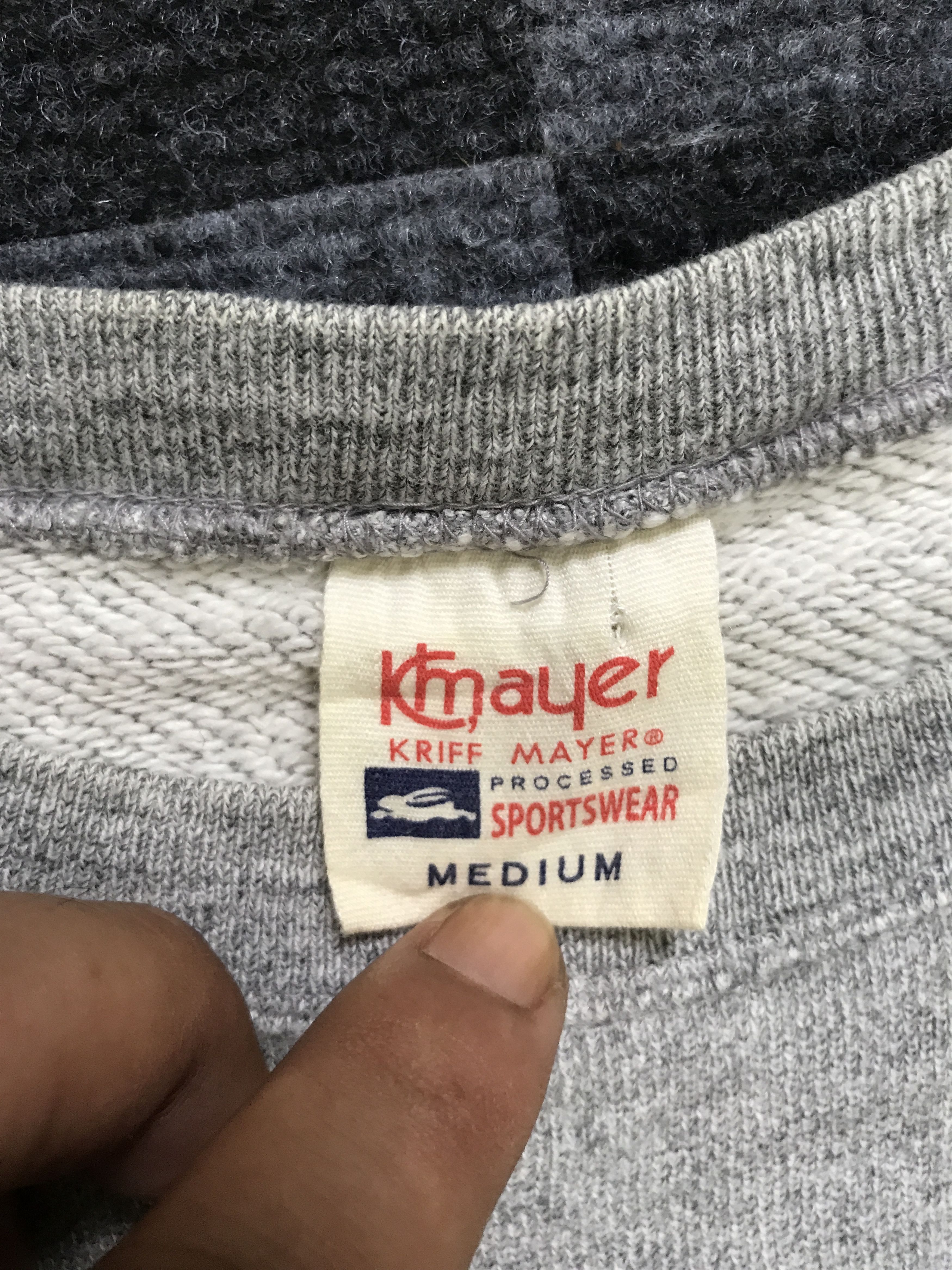 Japanese Brand SH14 Kriff Mayer Sportswear Spell Out Sweatshirt Size US M / EU 48-50 / 2 - 3 Thumbnail