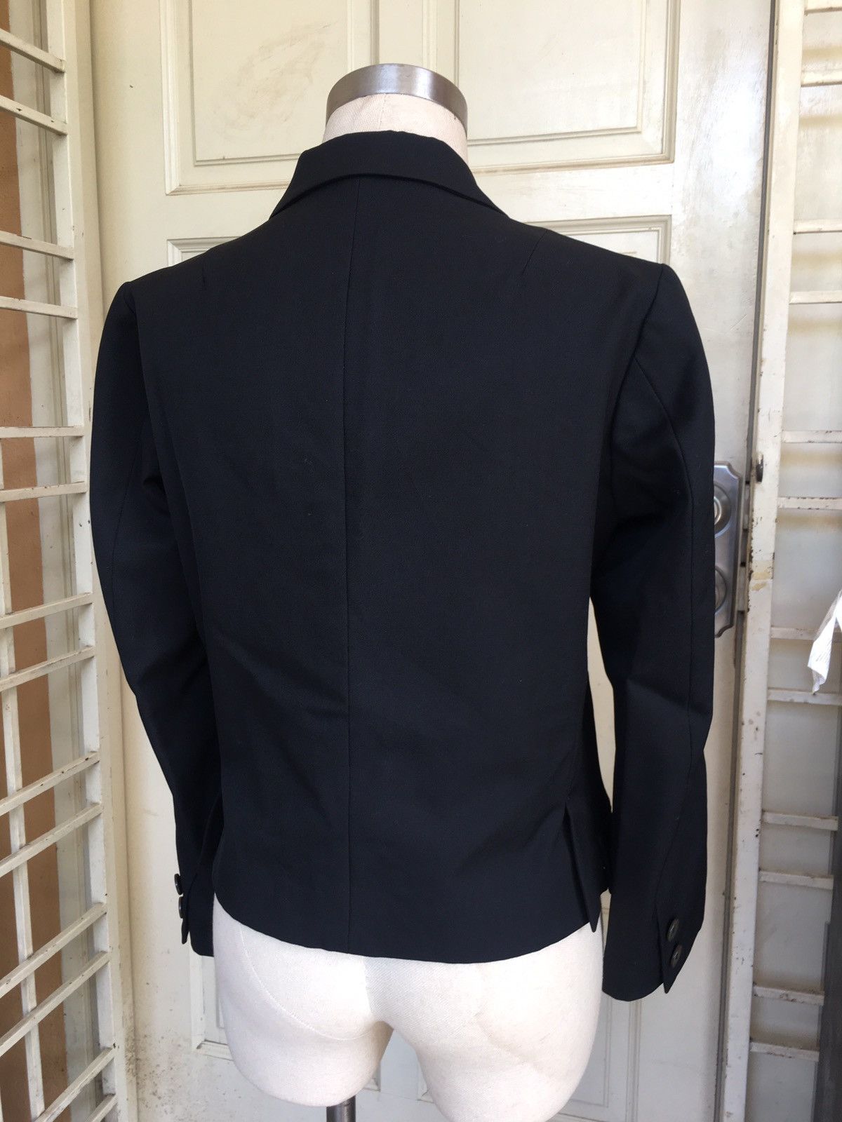 Yohji Yamamoto vintage 90s yohji yamamoto + noir black blazer Size S / US 4 / IT 40 - 3 Thumbnail