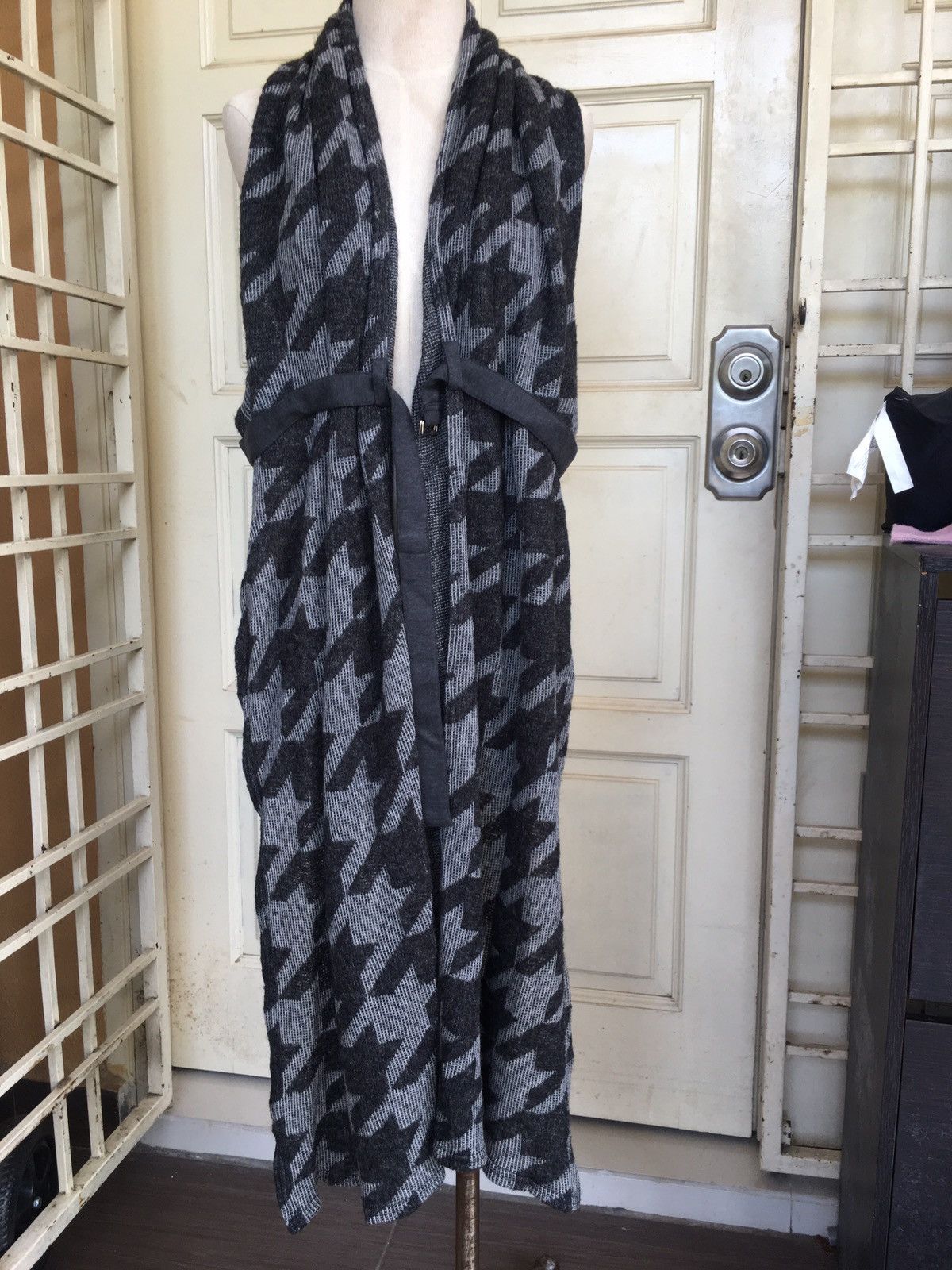 image of Limi Feu x Yohji Yamamoto Long Cardigan in Grey, Women's (Size Small)
