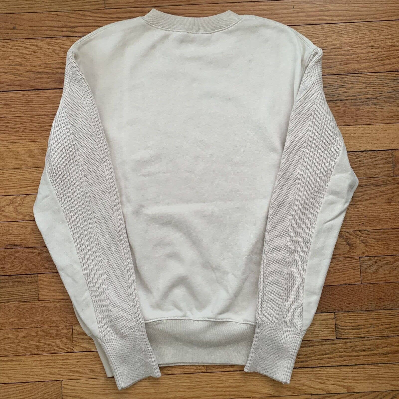 Helmut Lang Beige Sweatshirt Size XS Retail $200