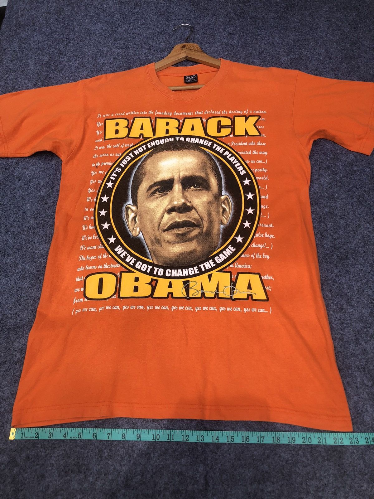 Rap Tees Rare🔥Vtg Barack Obama I’m Asking you to Believe T Shirt Size US XL / EU 56 / 4 - 11 Thumbnail