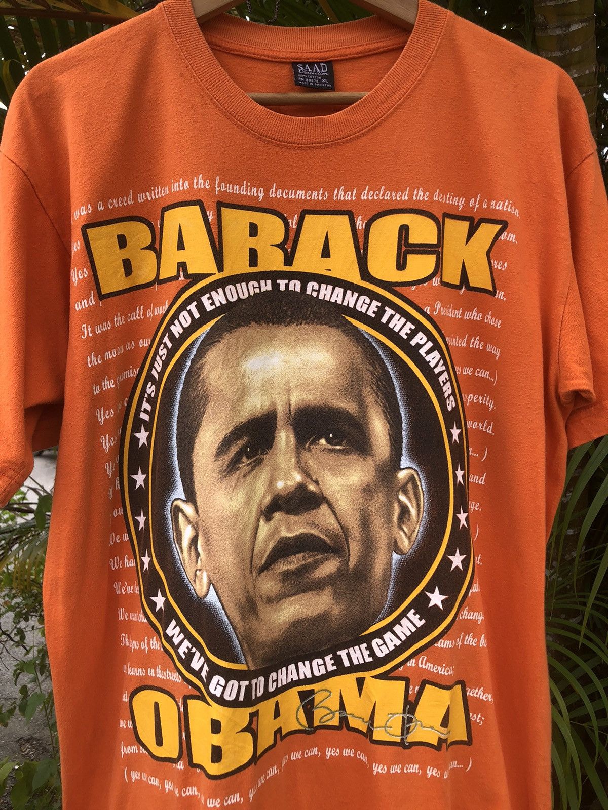 Rap Tees Rare🔥Vtg Barack Obama I’m Asking you to Believe T Shirt Size US XL / EU 56 / 4 - 2 Thumbnail