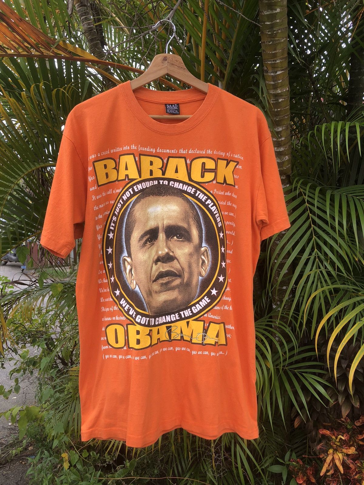 Rap Tees Rare🔥Vtg Barack Obama I’m Asking you to Believe T Shirt Size US XL / EU 56 / 4 - 1 Thumbnail