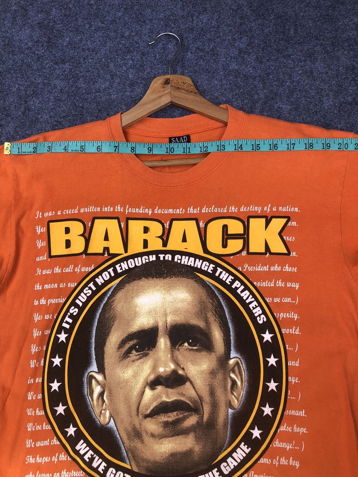 Rap Tees Rare🔥Vtg Barack Obama I’m Asking you to Believe T Shirt Size US XL / EU 56 / 4 - 10 Thumbnail