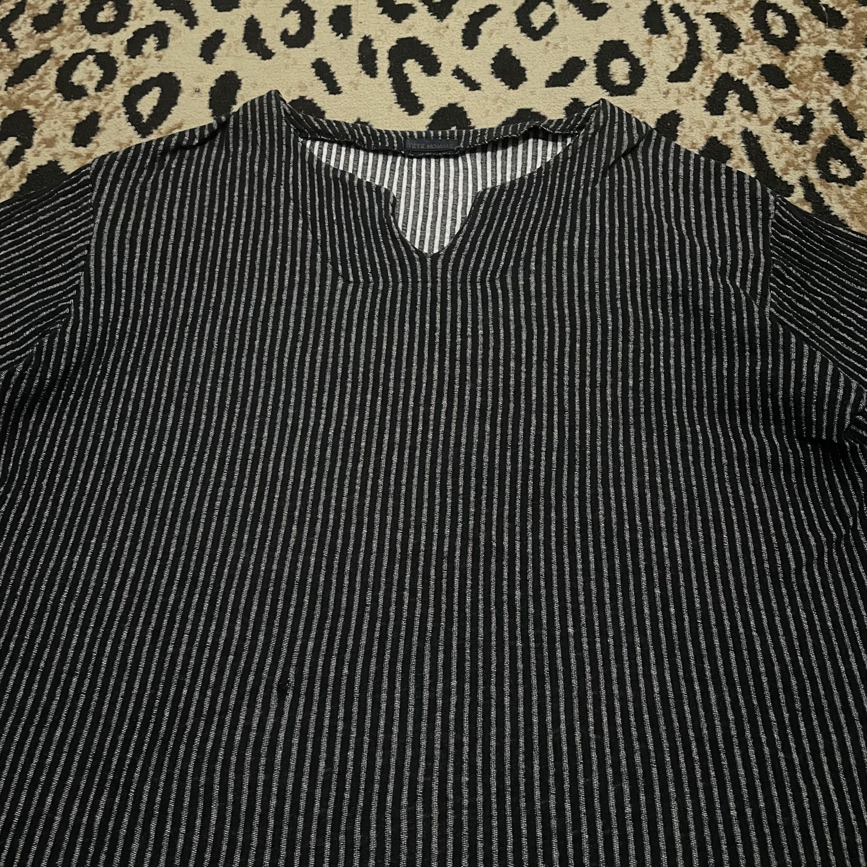 Issey Miyake Tete Homme Vneck Size US S / EU 44-46 / 1 - 2 Thumbnail