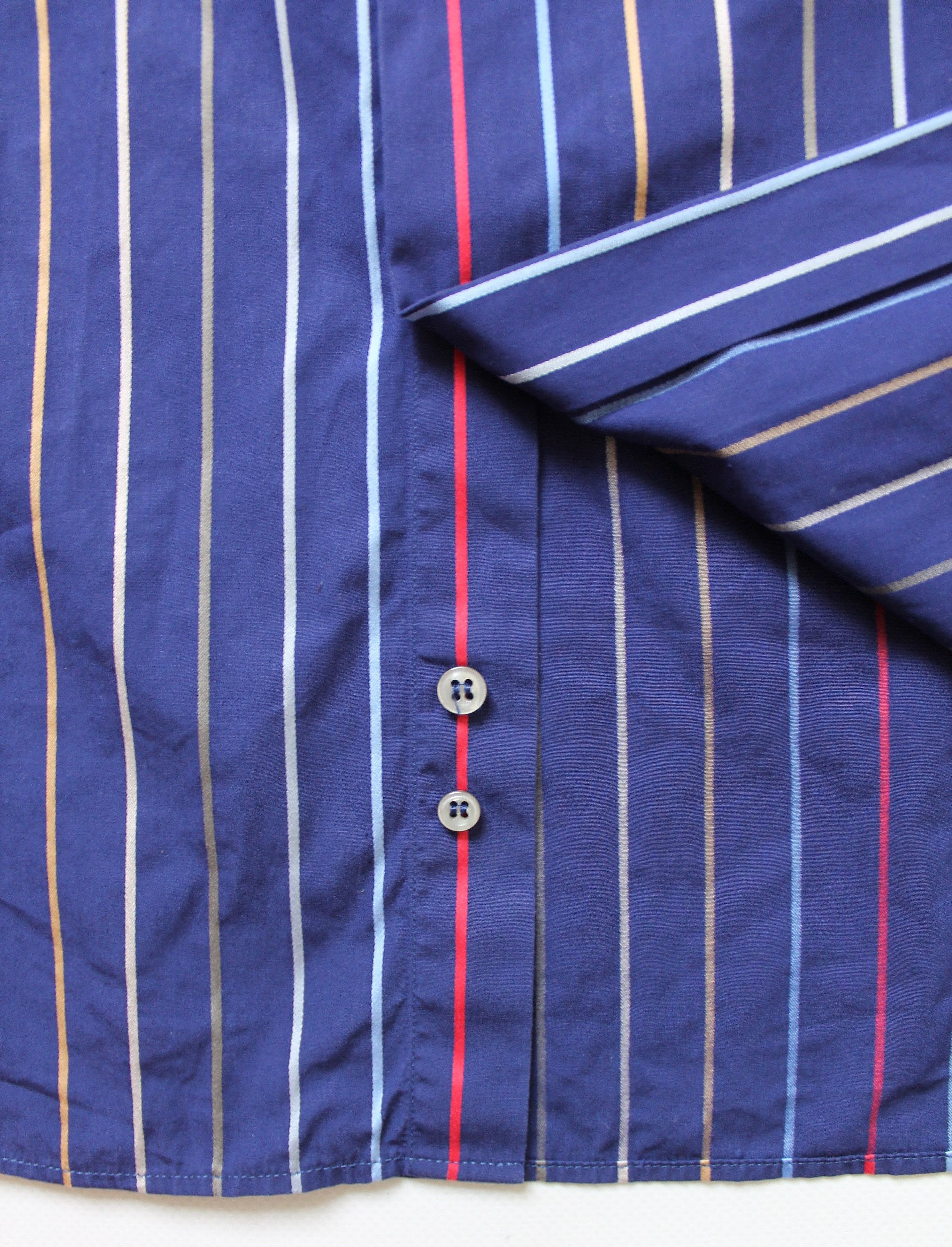 Paul & Shark Paul & Shark Silver Collection Striped Slim Fit Shirt Size US L / EU 52-54 / 3 - 9 Thumbnail