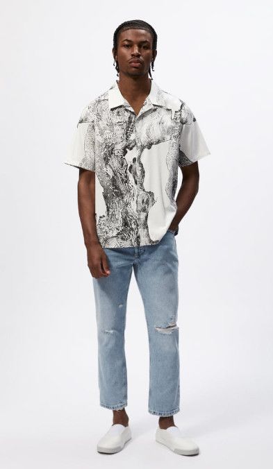 Rhude Zara x Rhuigi L camp collar shirt Size US L / EU 52-54 / 3 - 12 Thumbnail