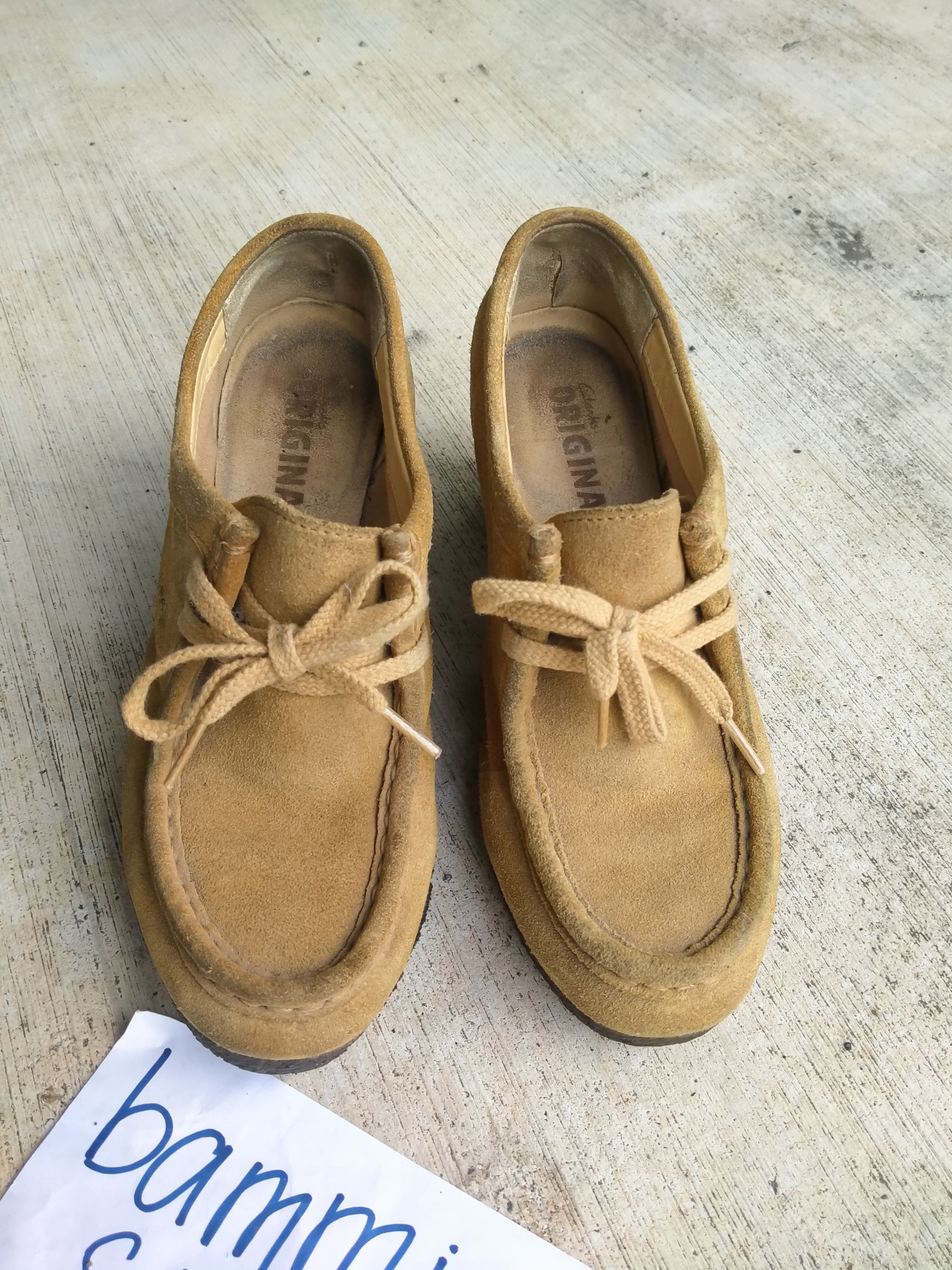 Clarks × Designer Clarks Originals Yarra Bee Amber Gold Suede Material Size US 6.5 / IT 36.5 - 2 Thumbnail