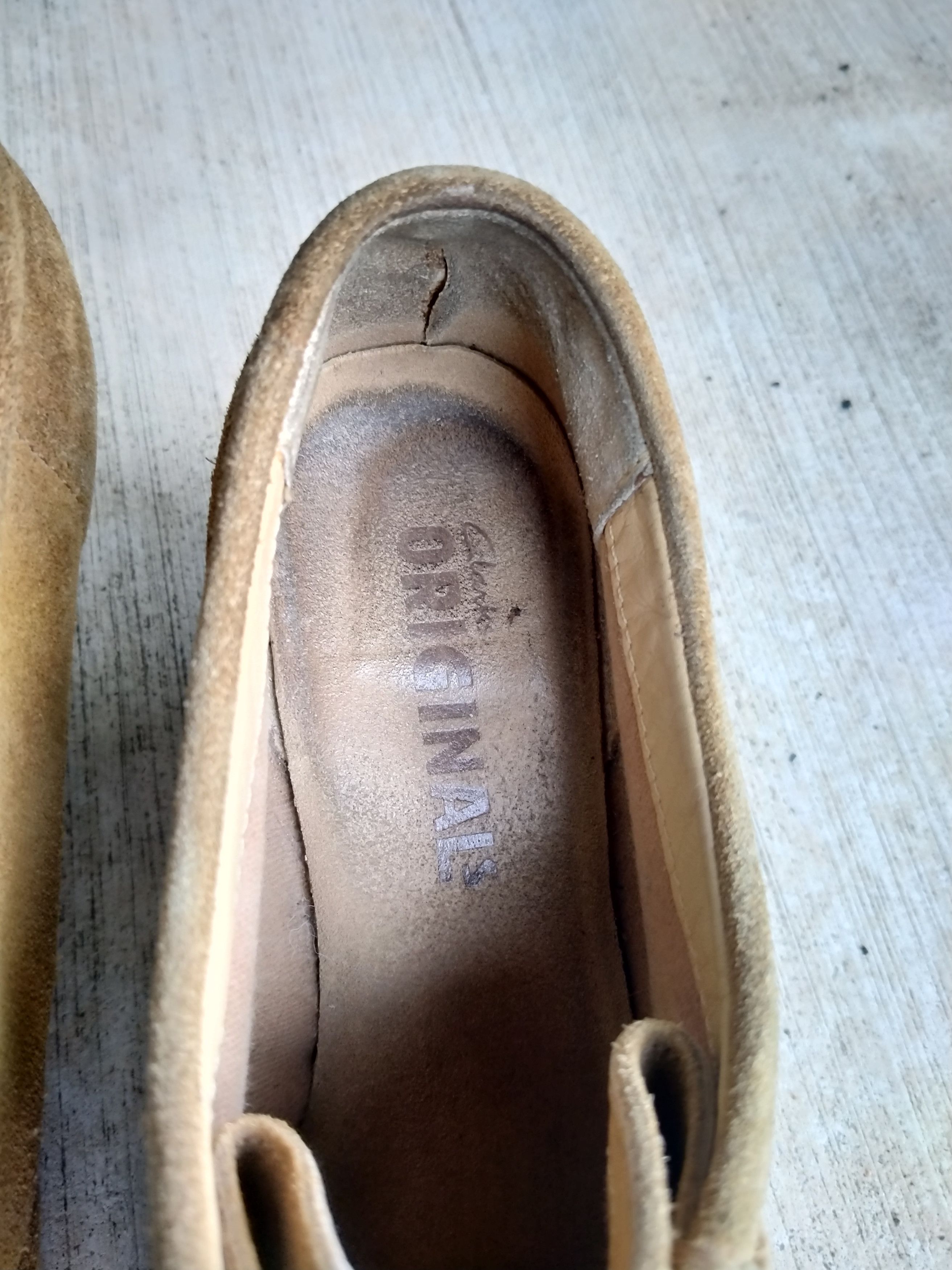 Clarks × Designer Clarks Originals Yarra Bee Amber Gold Suede Material Size US 6.5 / IT 36.5 - 3 Thumbnail