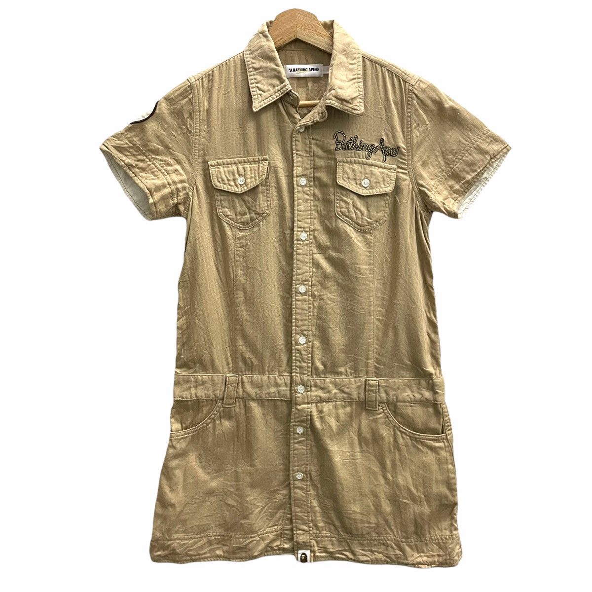 Bape × Nigo ✅ Bape A Bathing Ape Button Up Shirt Size XS / US 0-2 / IT 36-38 - 1 Thumbnail
