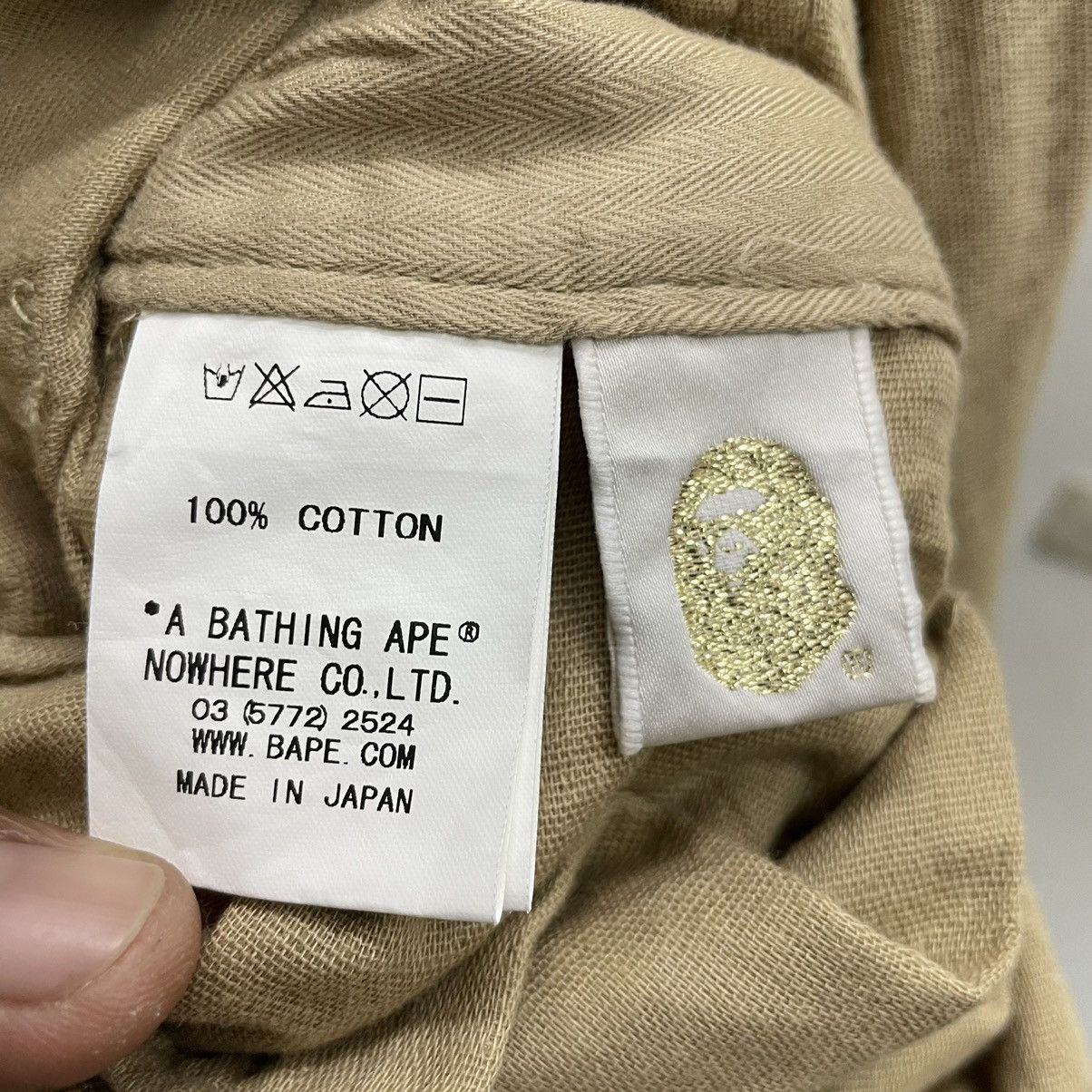 Bape × Nigo ✅ Bape A Bathing Ape Button Up Shirt Size XS / US 0-2 / IT 36-38 - 8 Thumbnail