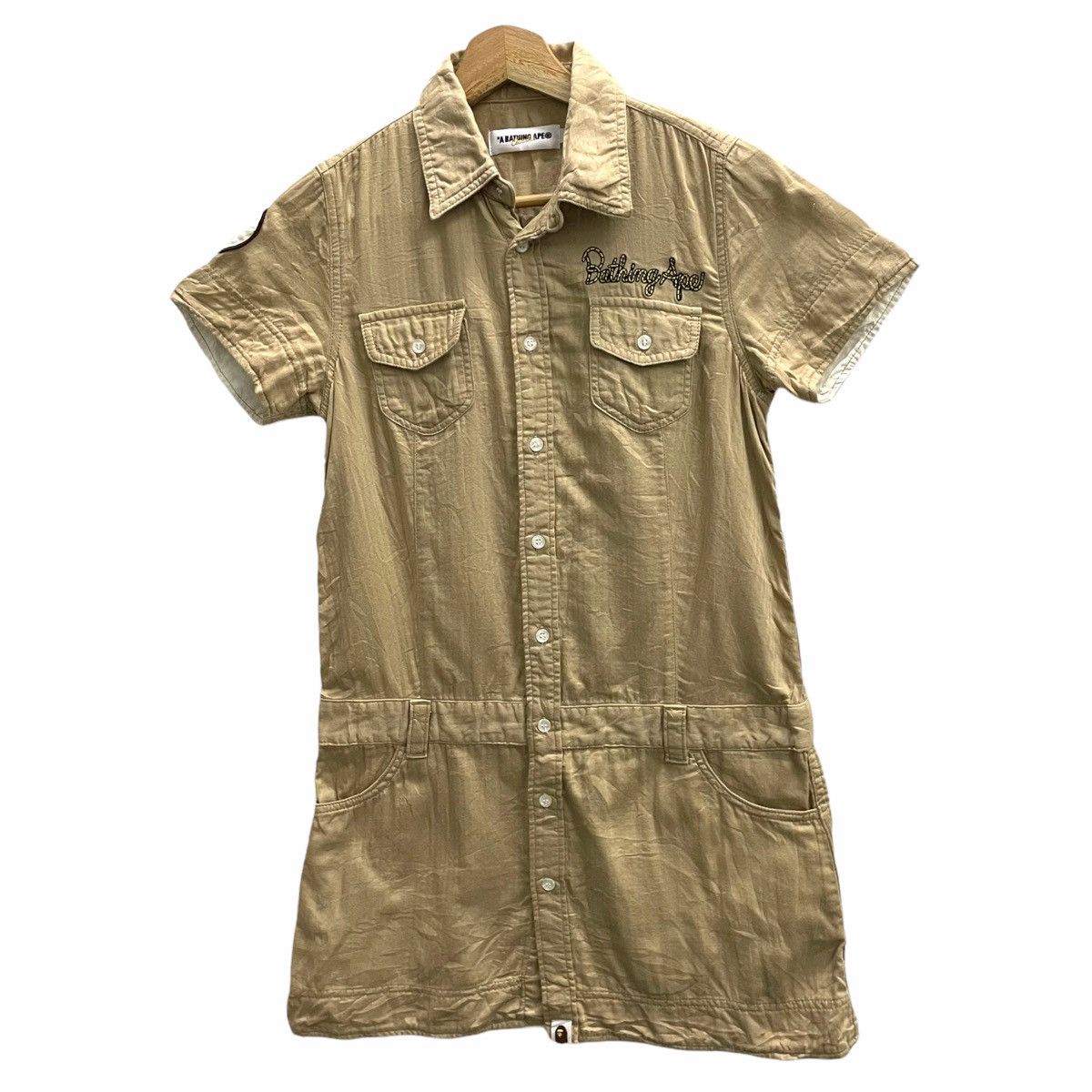 Bape × Nigo ✅ Bape A Bathing Ape Button Up Shirt Size XS / US 0-2 / IT 36-38 - 3 Thumbnail