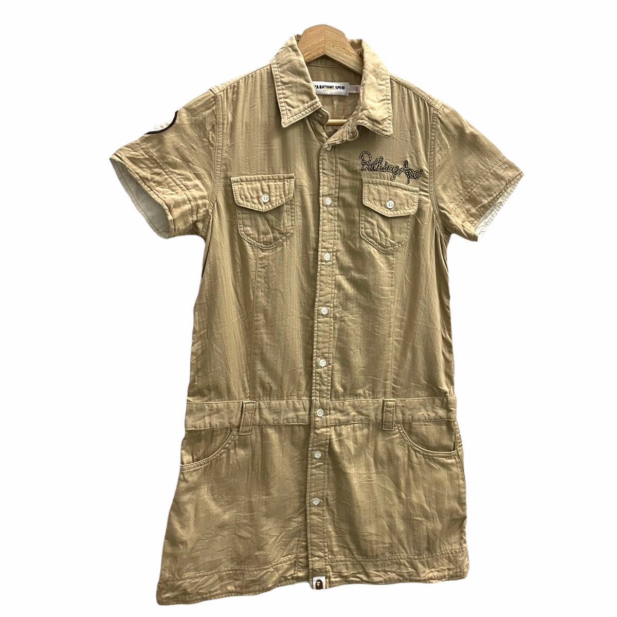 Bape × Nigo ✅ Bape A Bathing Ape Button Up Shirt Size XS / US 0-2 / IT 36-38 - 2 Thumbnail