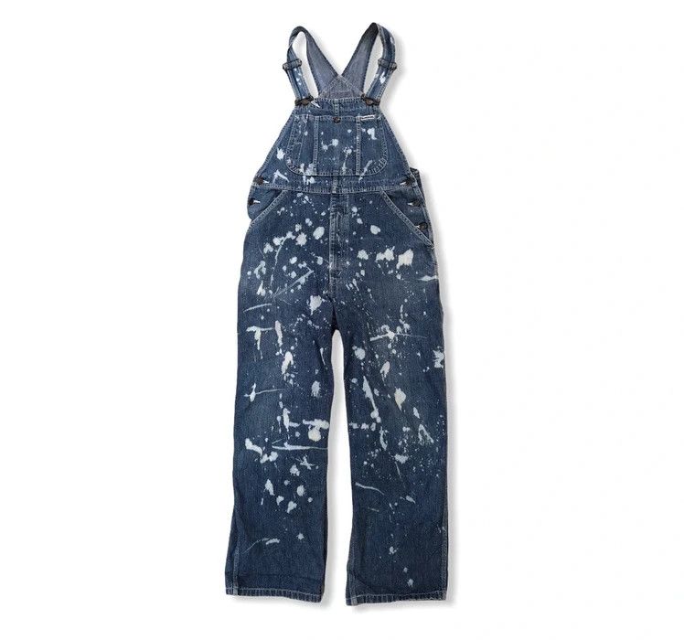 Vintage Vintage Bobson Tie Dye Workers Denim Overall Size US 34 / EU 50 - 1 Thumbnail