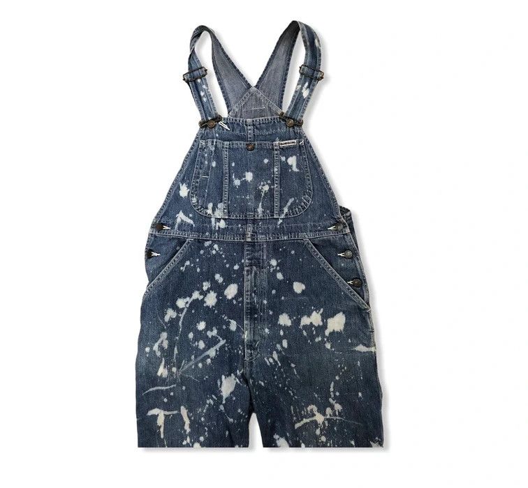 Vintage Vintage Bobson Tie Dye Workers Denim Overall Size US 34 / EU 50 - 2 Thumbnail