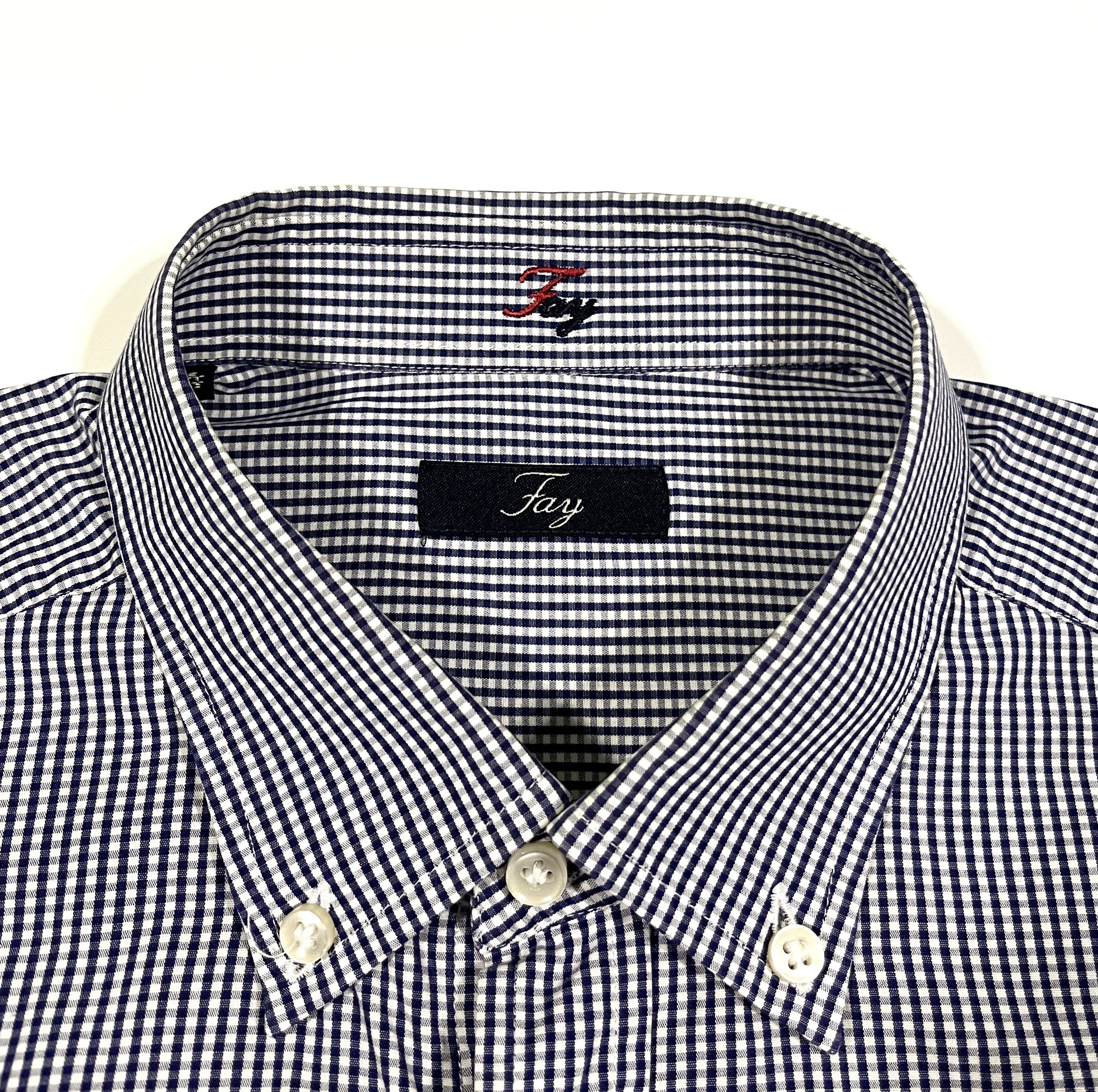 Fay Fay Cotton Shirt Mens Sz 42 Size US M / EU 48-50 / 2 - 6 Thumbnail
