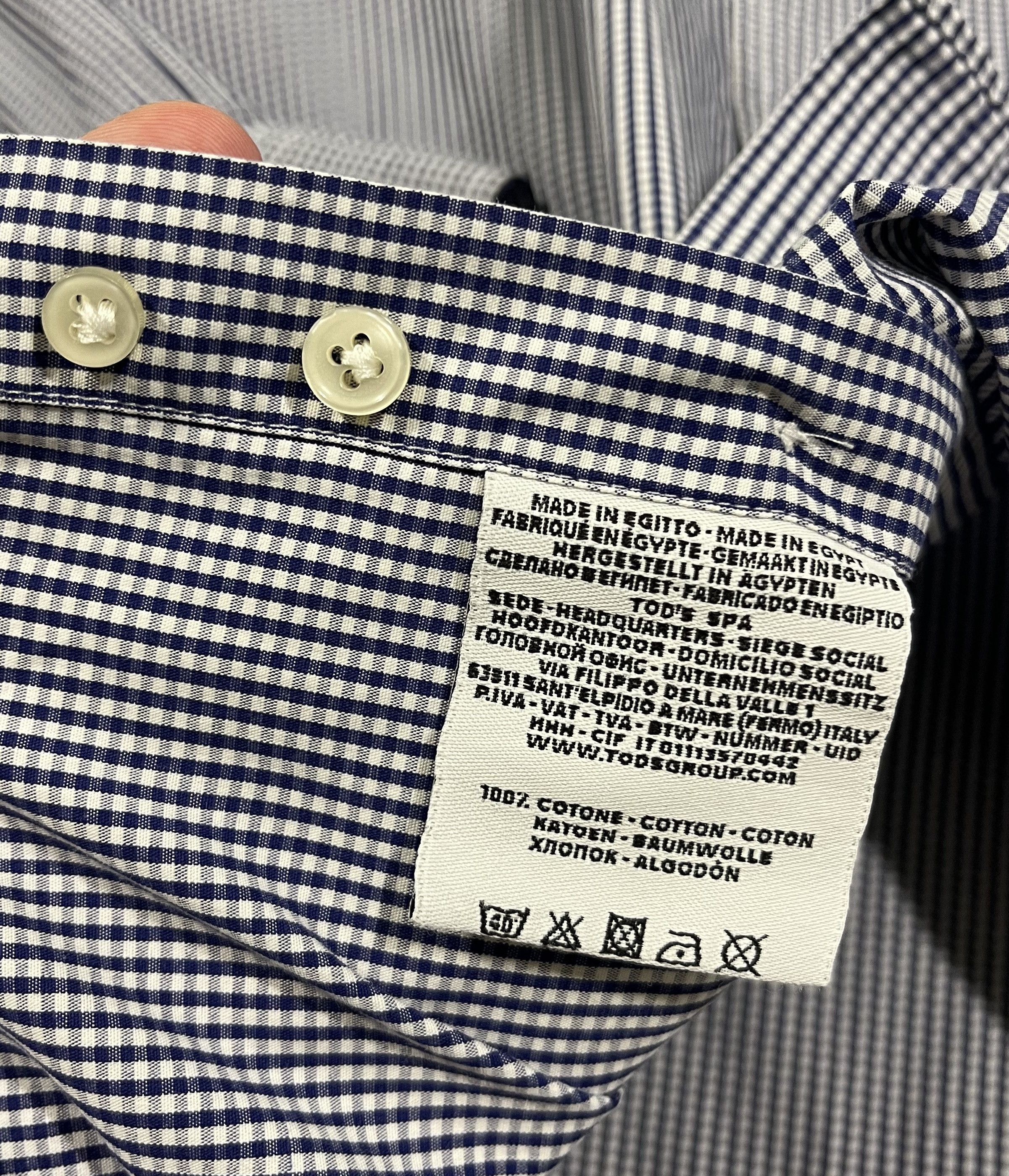 Fay Fay Cotton Shirt Mens Sz 42 Size US M / EU 48-50 / 2 - 8 Thumbnail